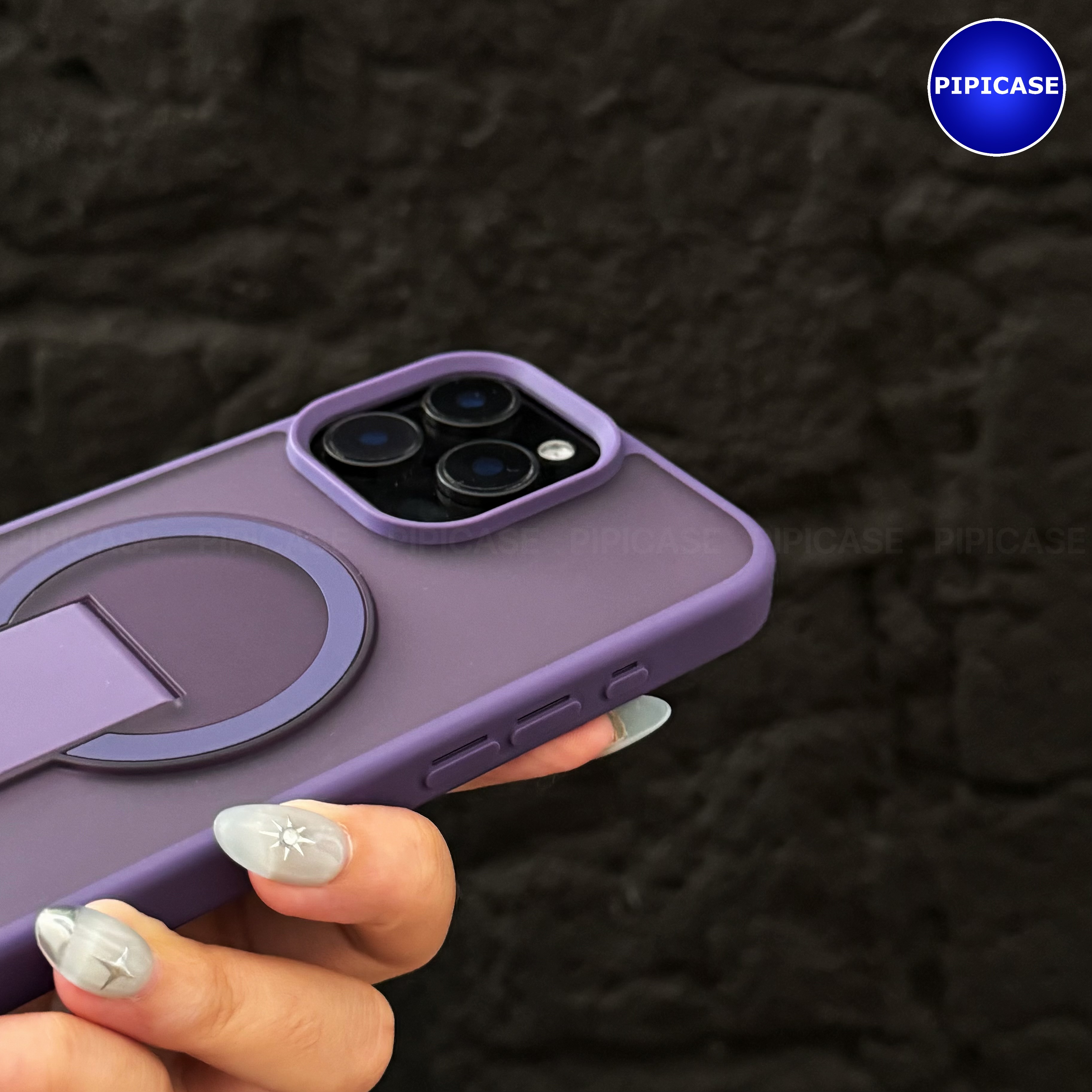 Ốp Lưng iPhone 16 Pro Max - Quin - Tím Đậm_thumbnail_27