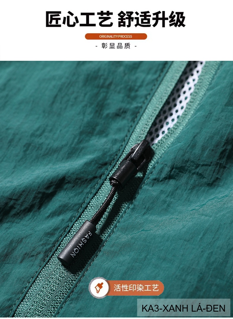 KA3 - Áo khoác nam dáng rộng phối màu cổ đứng phong cách thể thao thoáng khí mùa xuân thu_thumbnail_21