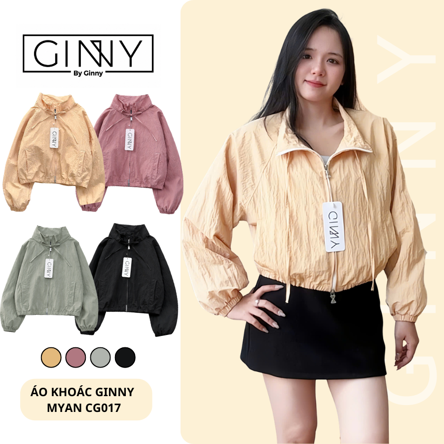 Áo khoác dù Myan CG-017 - Croptop