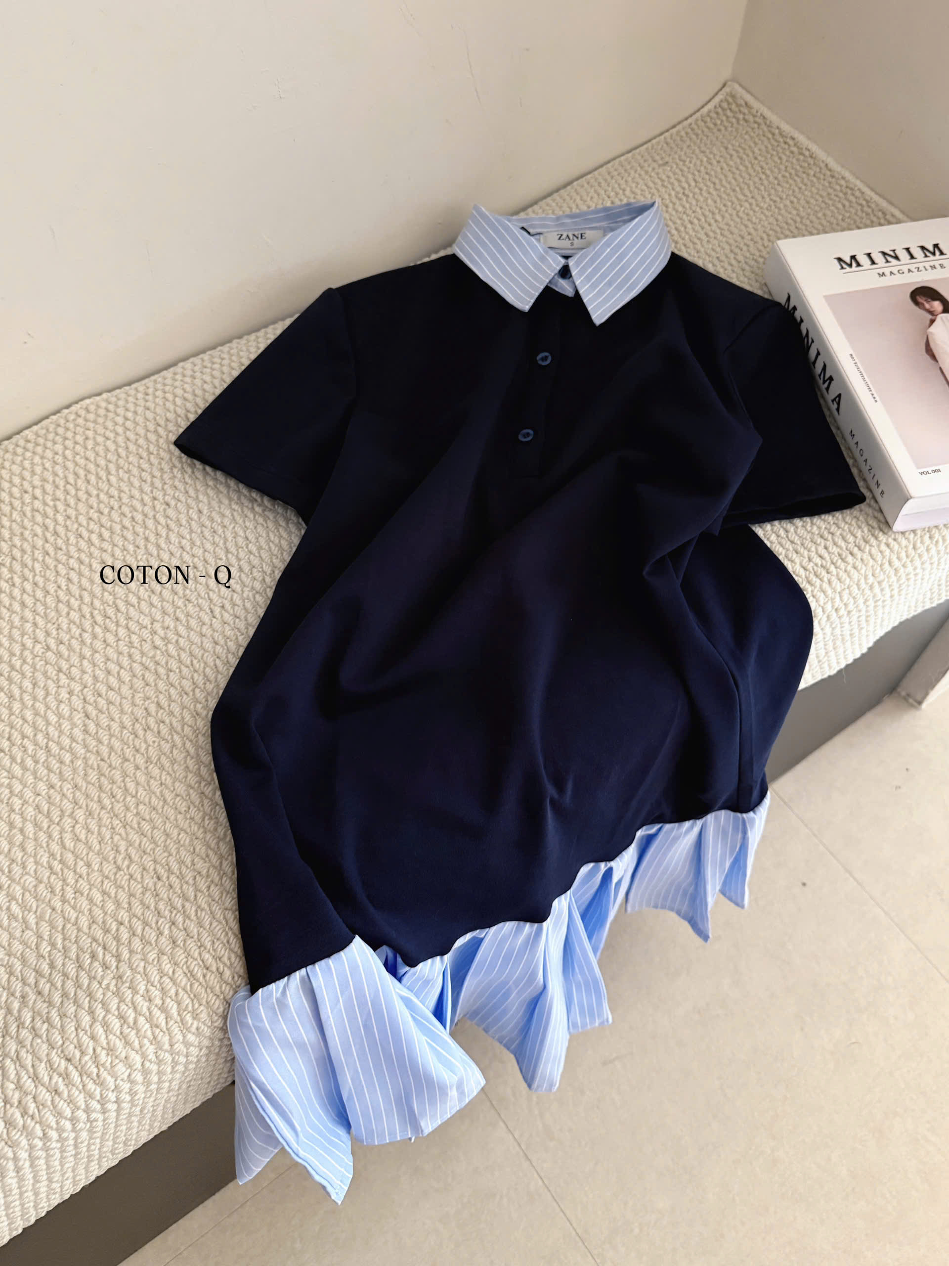 Đầm suông có cổ ( XANH ĐEN )_thumbnail_15