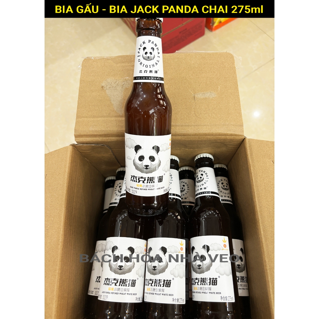 Bia gấu trung quốc, bia trắng trung quốc hàng chuẩn chai 275ml thùng 24 chai Đóng gói chắc chắn_thumbnail_2