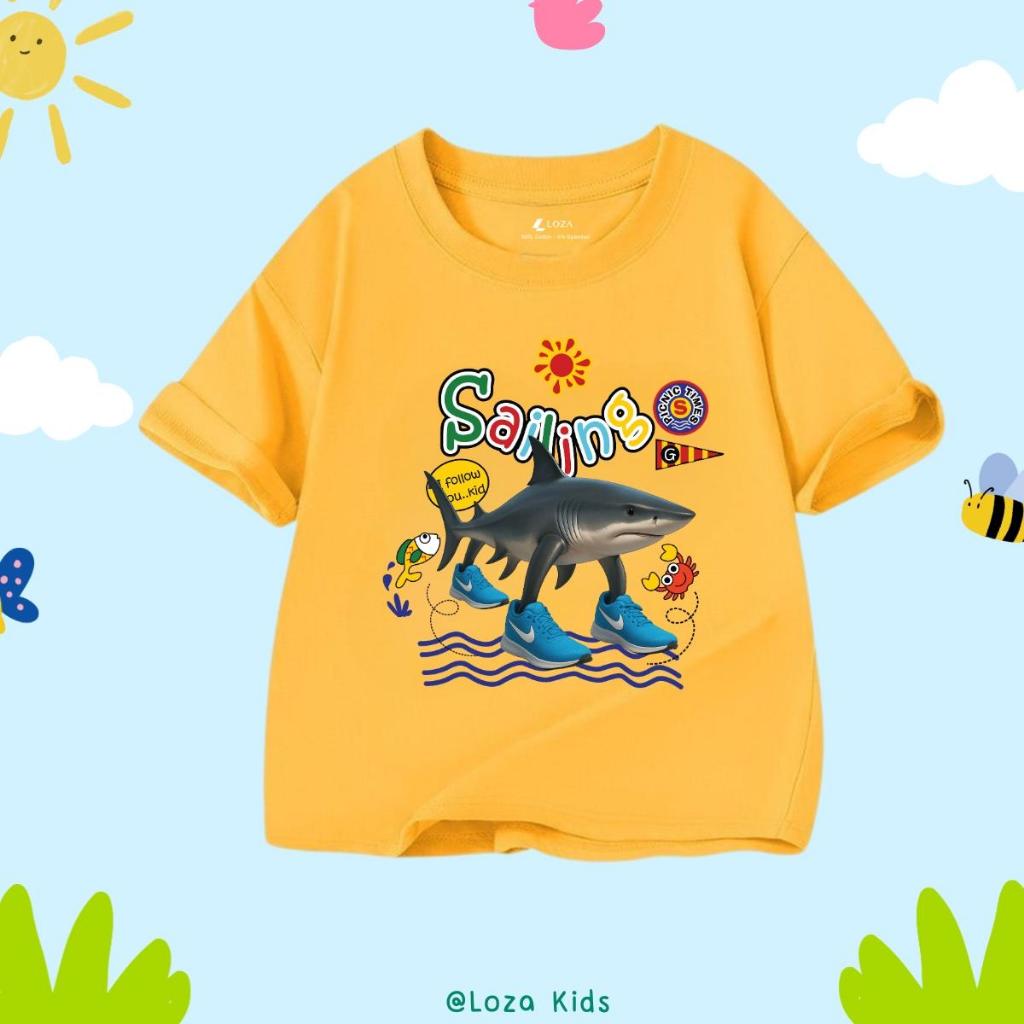 [XẢ KHO SIZE 140] Áo phông cho bé trai/bé gái - Quần áo trẻ em từ 26-30kg - Loza Kids XA0009_thumbnail_45