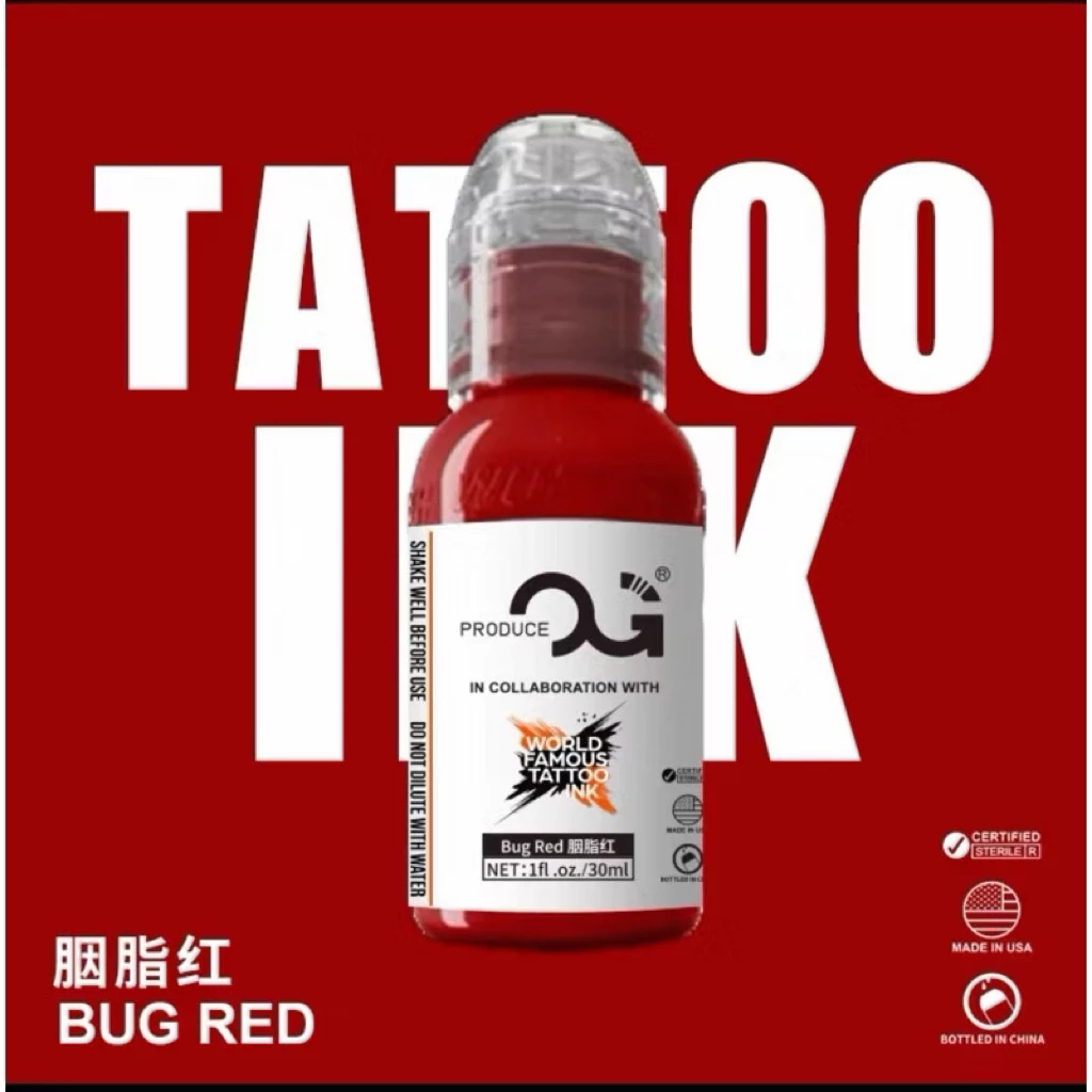OG x World Famous Ink - Bug Red