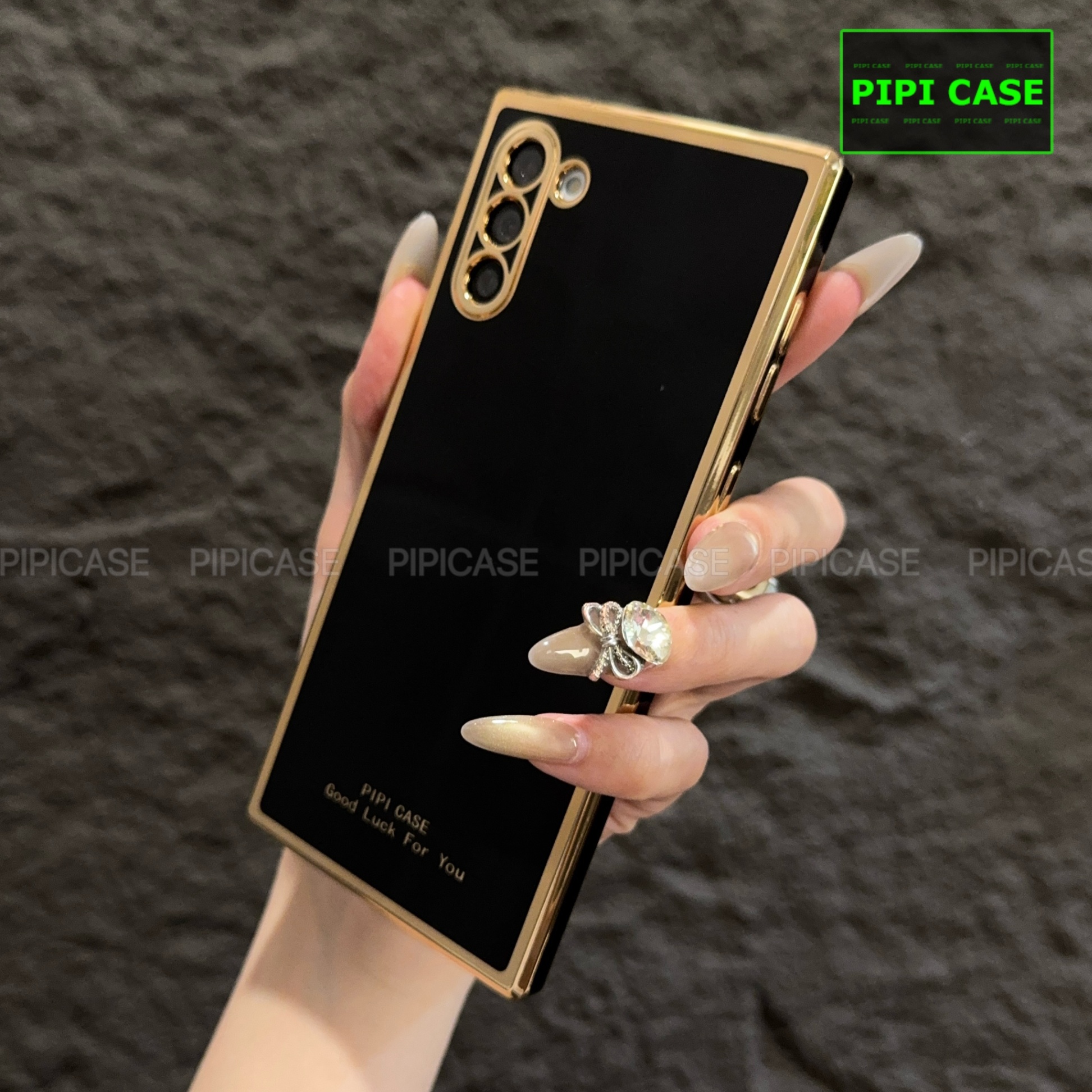 Ốp Lưng Samsung Note 10 5G - Royal - Đen