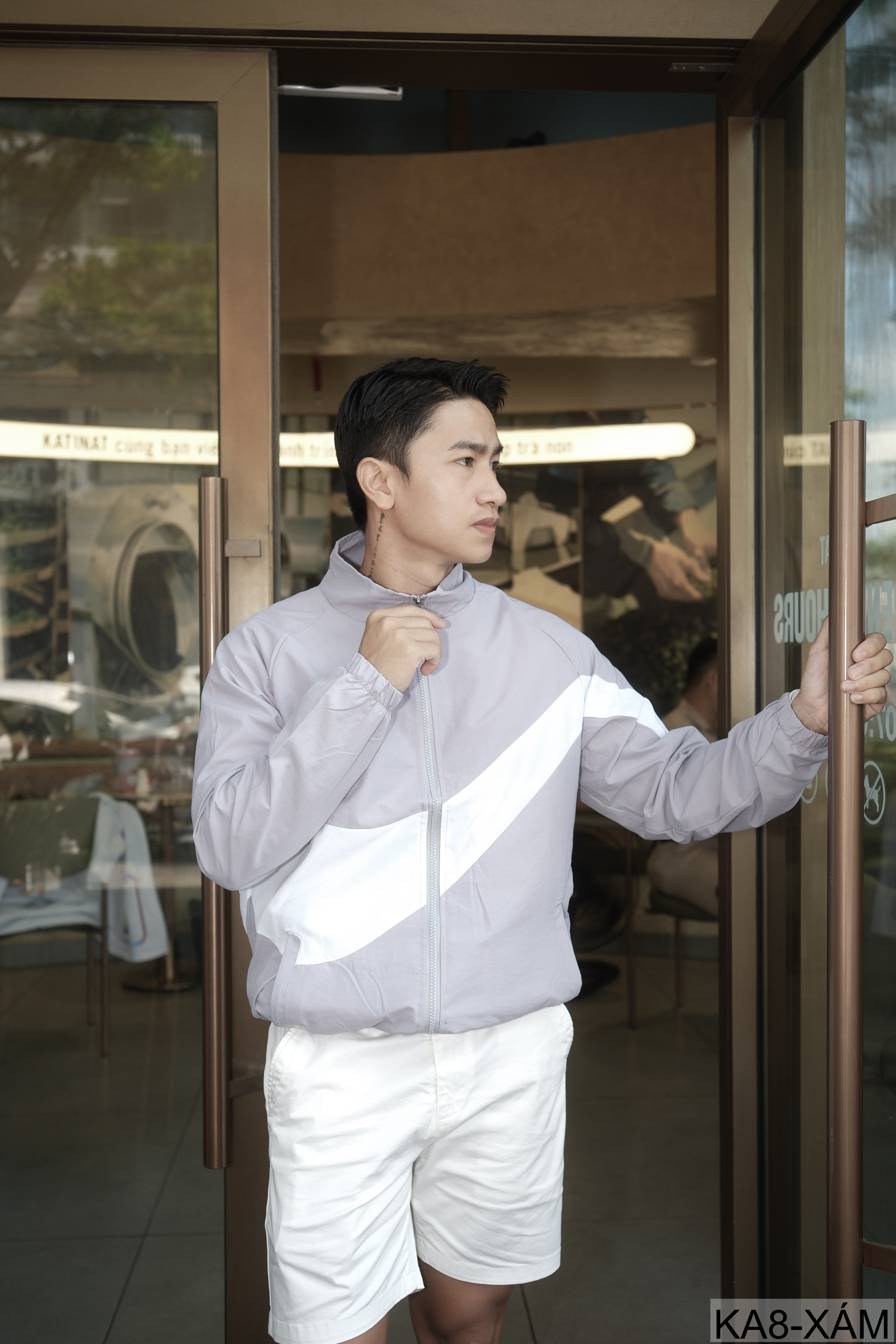 KA8 - Áo khoác nam thể thao phối màu năng động, chất polyester thoáng mát, dáng regular fit_thumbnail_8