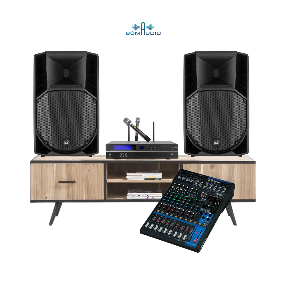 Combo Mixer YAMAHA MG12XU + Quản Lý Nguồn DBACOUSTIC LX-P3 + Micro DBACOUSTIC LX-M3 + Loa RCF ART 715A MK4 - B264_thumbnail_0