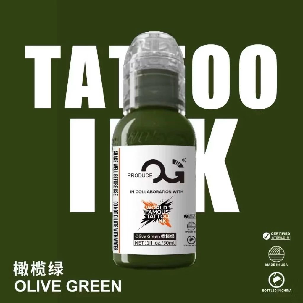 OG x World Famous Ink - Olive Green