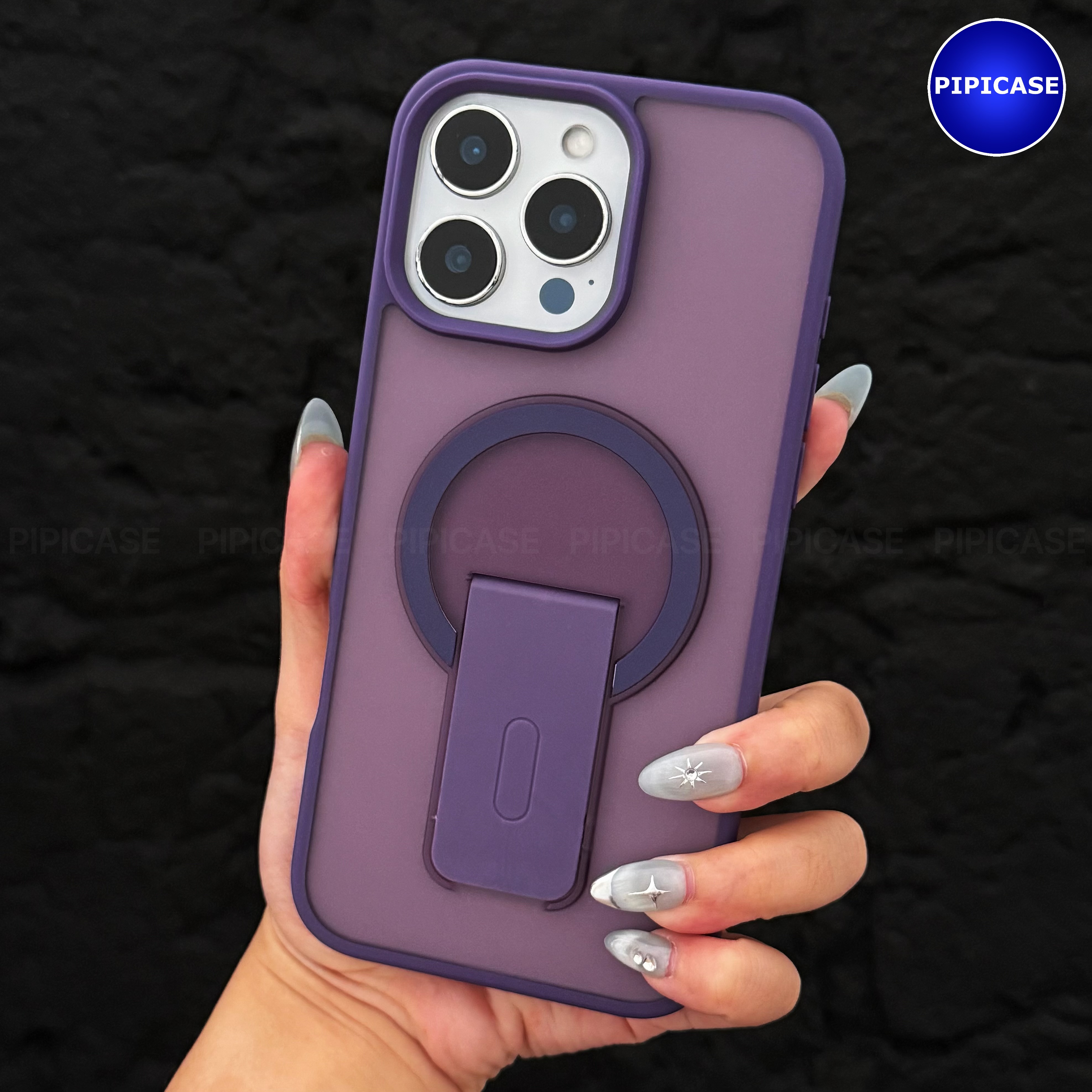 Ốp Lưng iPhone 16 Pro Max - Quin - Tím Đậm_thumbnail_3