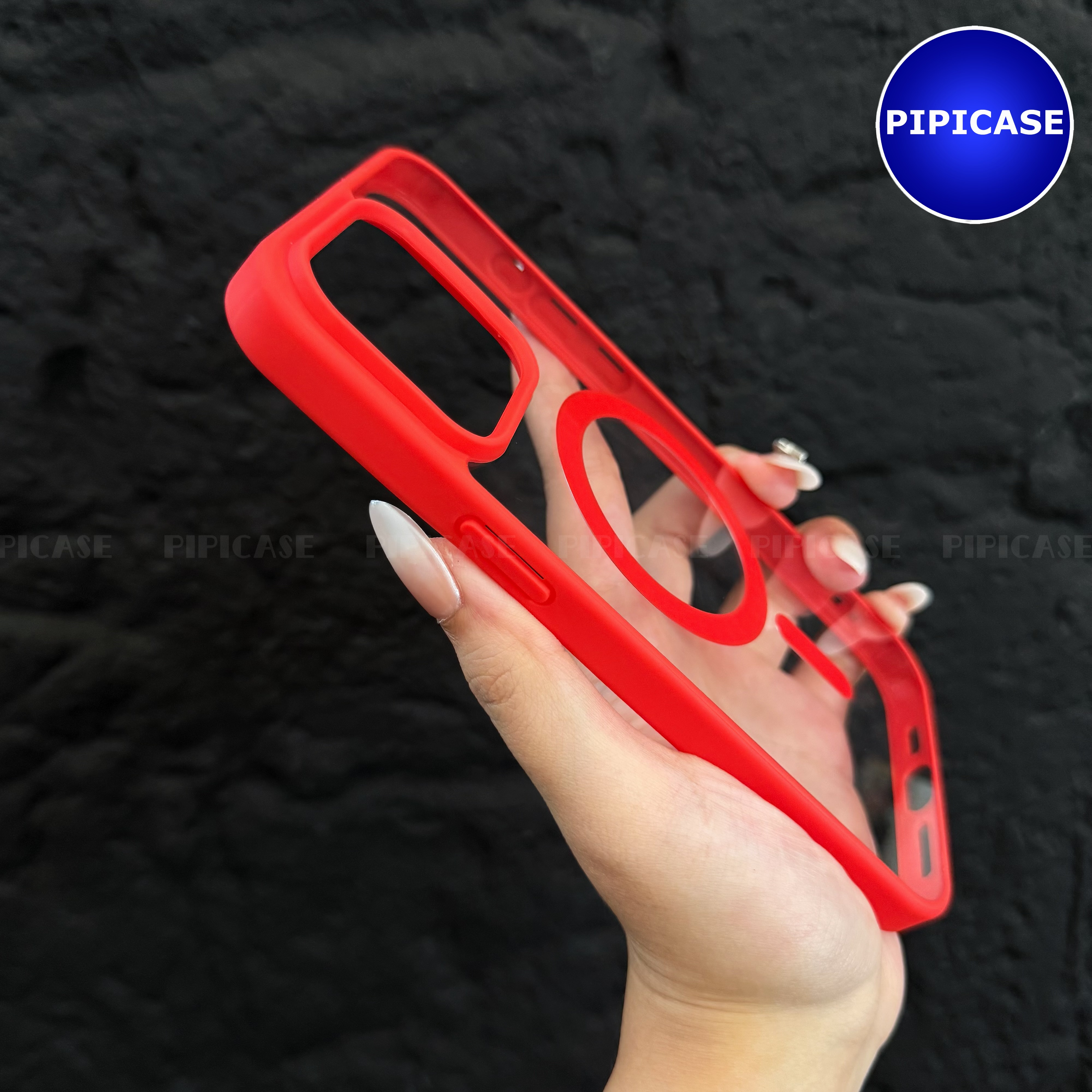 Ốp Lưng iPhone 15 Pro Max - Chic - Đỏ Tươi_thumbnail_4