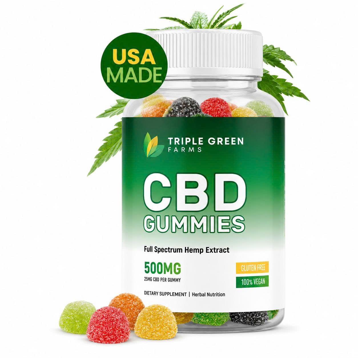 Triple Green Farms CBD Gummies SS
