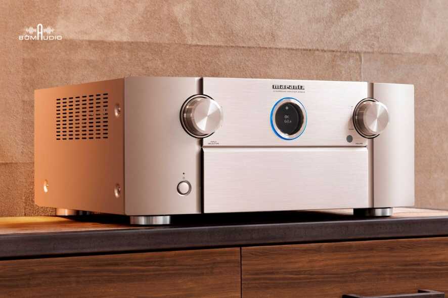 Amply Marantz SR6015 thiết kế hiện đại, thanh lịch