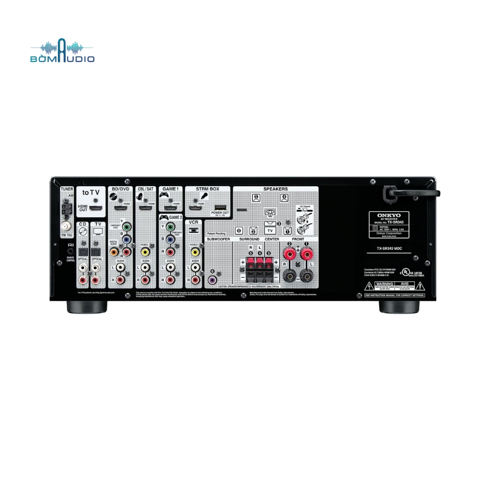 Amply Đa Kênh Onkyo TX SR343_thumbnail_3