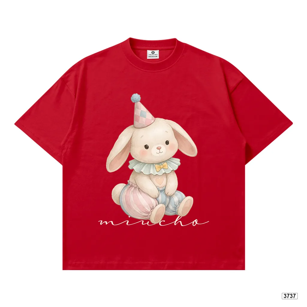Áo thun boxy nữ thời trang mùa hè Bunny đáng yêu Miucho 3737_thumbnail_14