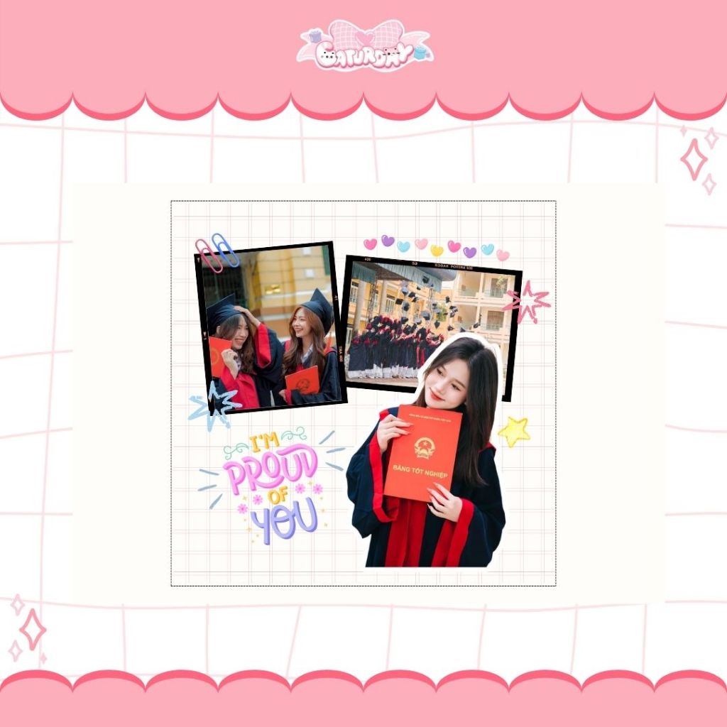 Khung ảnh GẮN CHARM cute quà tặng sinh nhật, tốt nghiệp, kỷ niệm_thumbnail_7