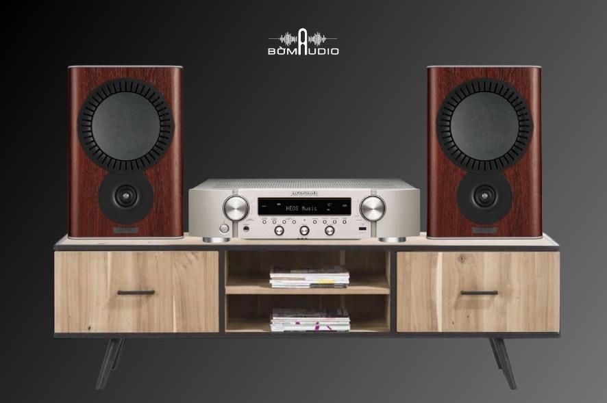 COMBO AMPLY MARANTZ NR1200 + LOA MISSION QX-2 MK II - B23