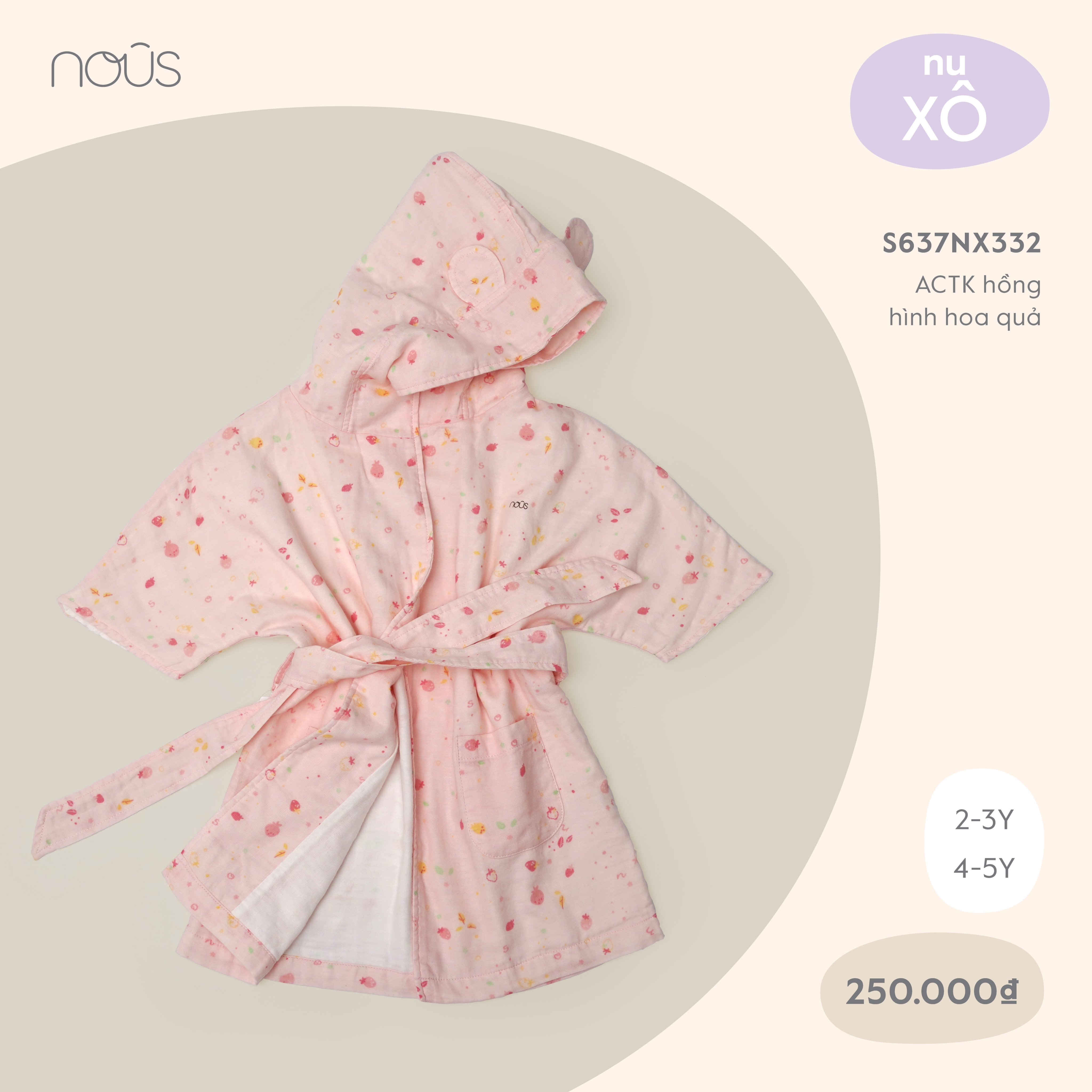SALE - Áo choàng cột dây ACTK Nous