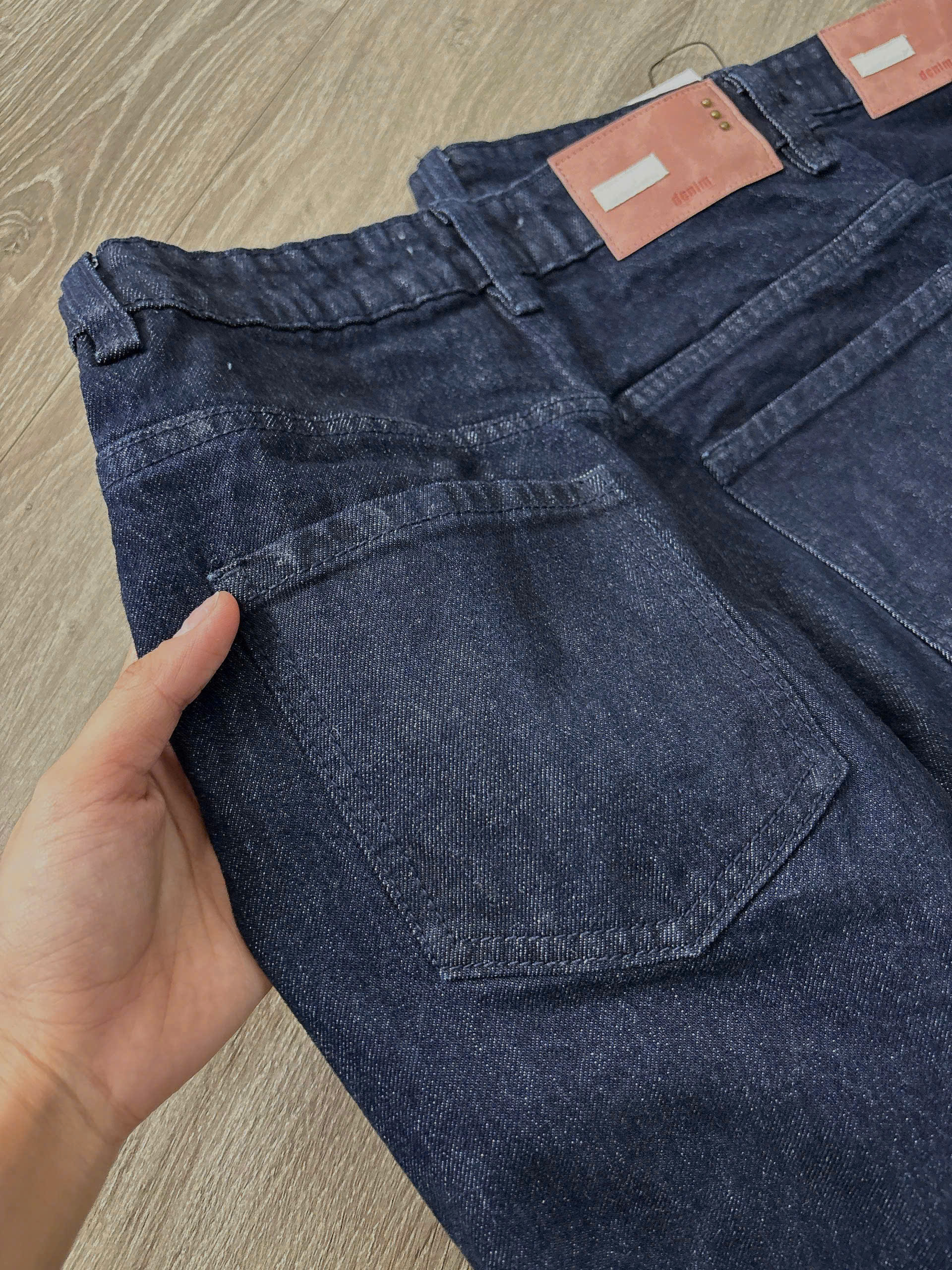 Quần jean suông đậm phối 2 túi trước_thumbnail_5