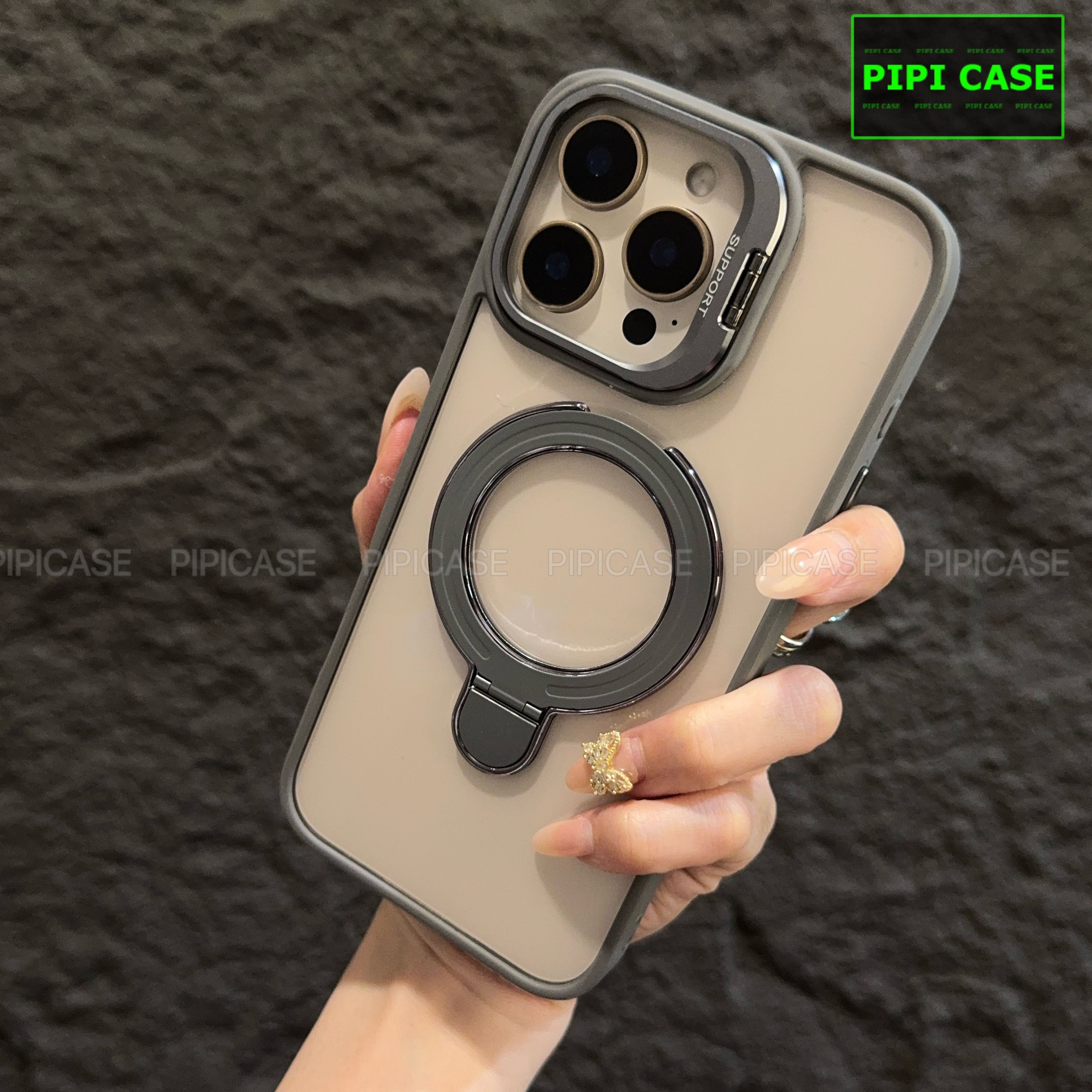Ốp Lưng iPhone 12 Pro Max - Super Gone - Xám_thumbnail_3