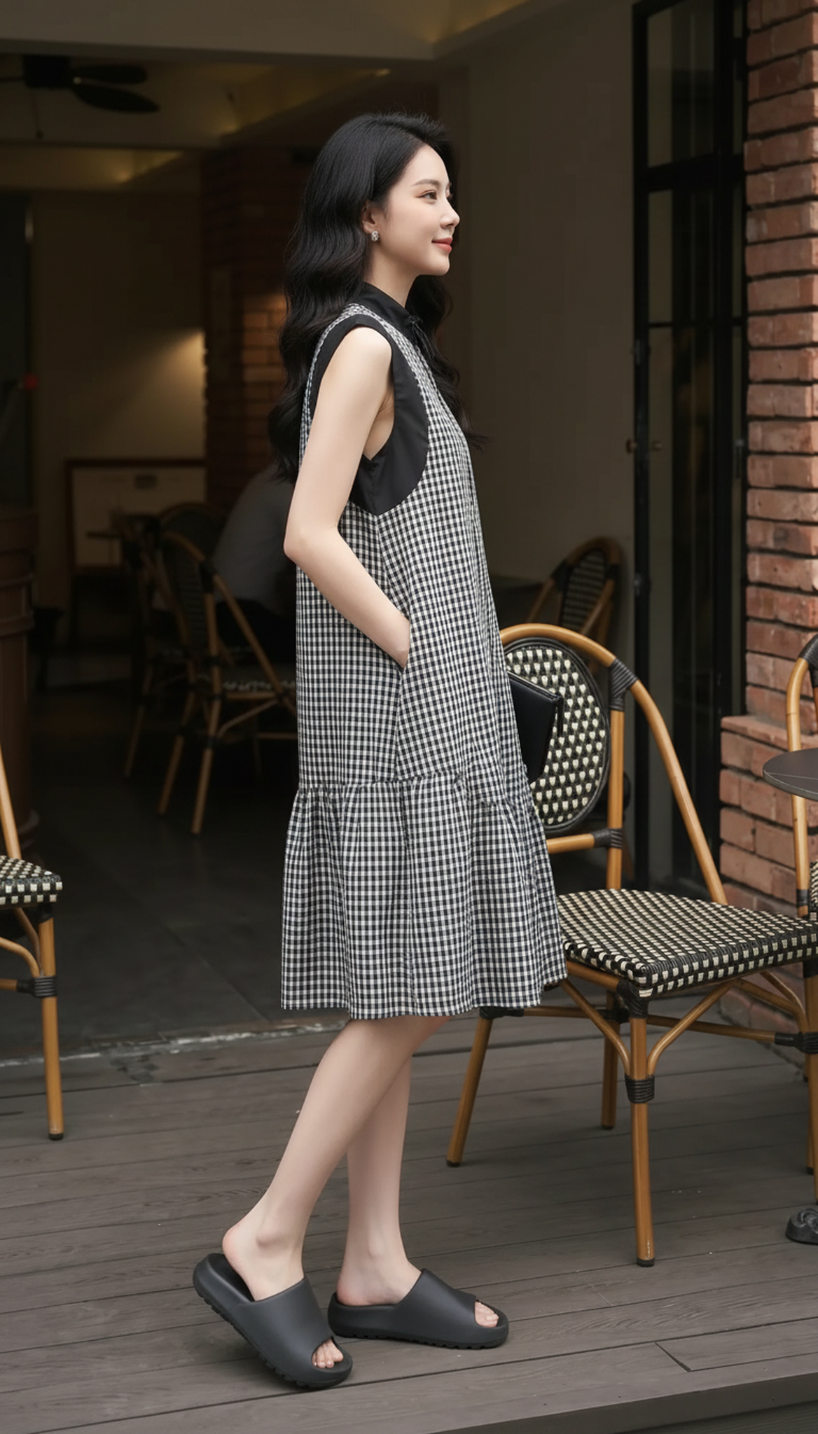 Đầm Caro Đen Trắng-MV080_thumbnail_3
