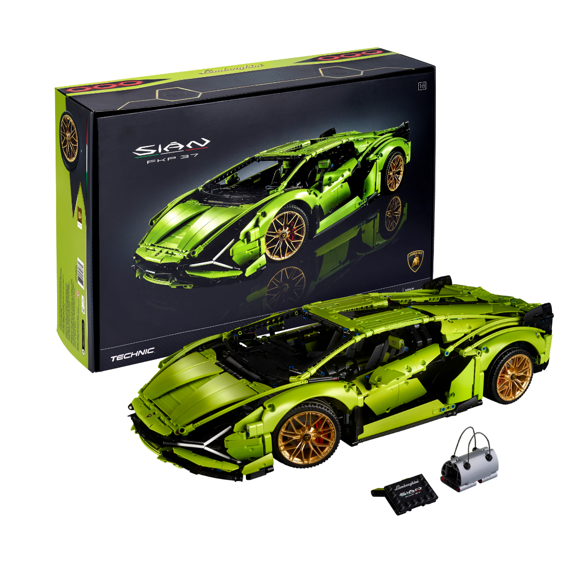 Mô Hình Lắp Ráp Siêu Xe LEGO Lamborghini Sián 1:8