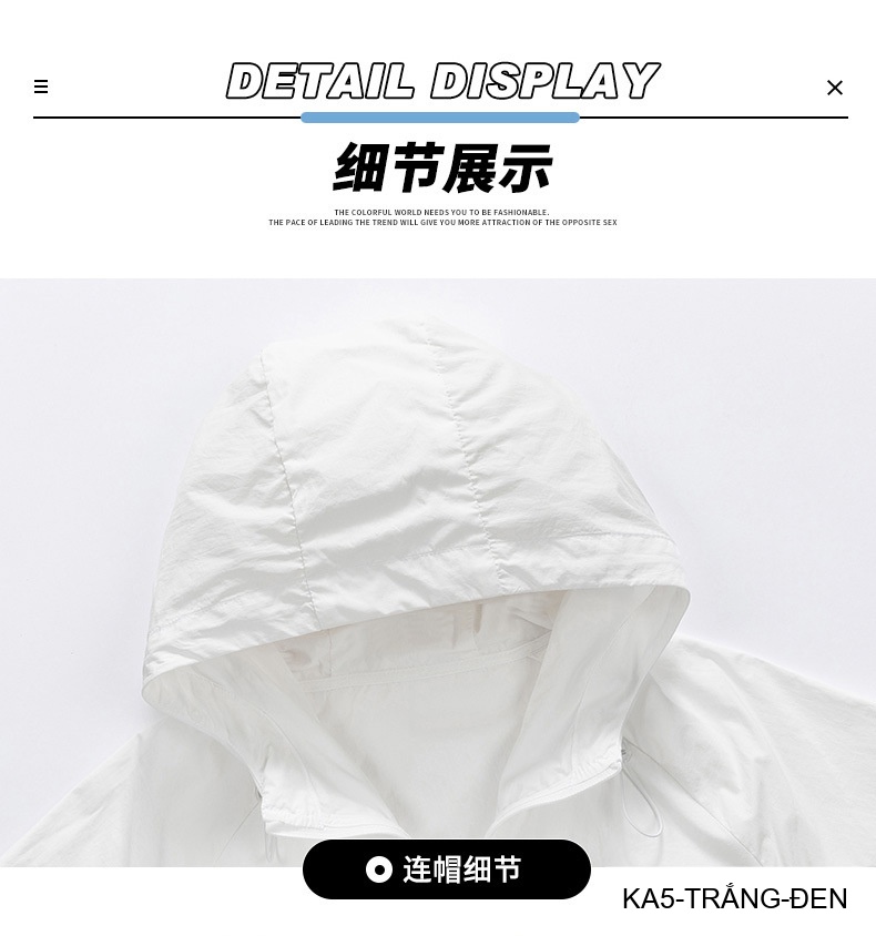 KA5 - Áo Khoác Chống Nắng Mùa Hè 2025 Phong Cách Nhật Bản, Thoáng Khí, Có Mũ, Size Lớn_thumbnail_15