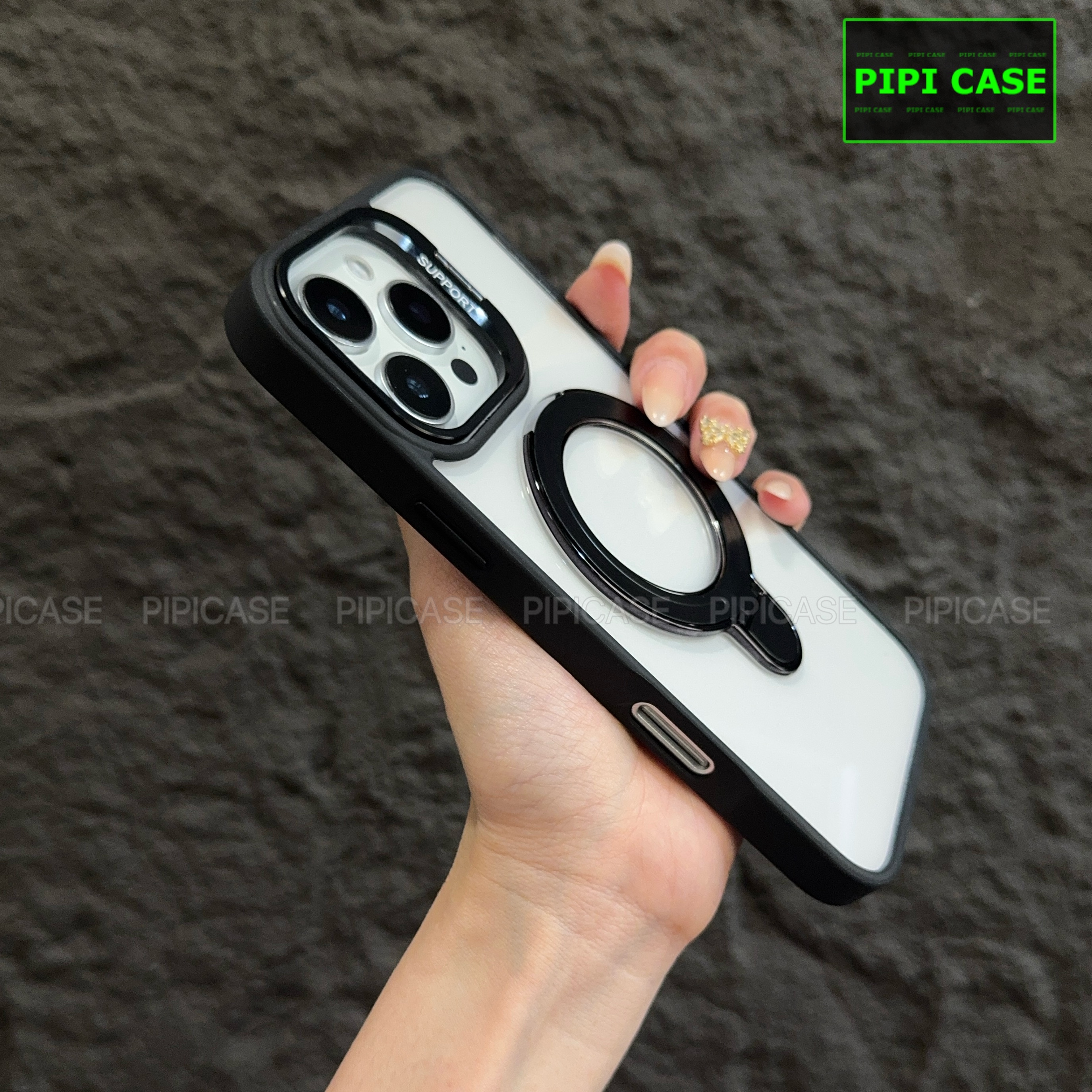 Ốp Lưng iPhone 12 Pro Max - Super Gone - Đen_thumbnail_7