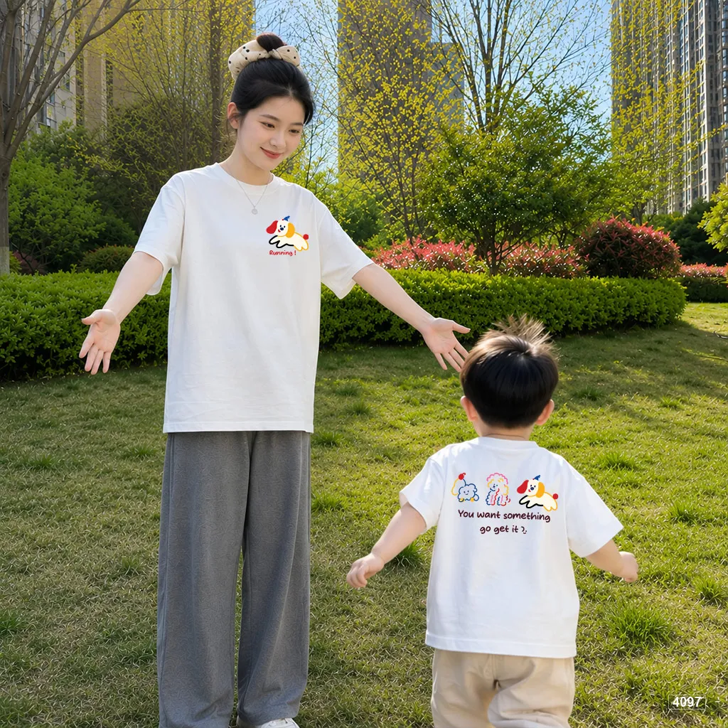 Áo thun gia đình Running Puppy Kado 4097_thumbnail_5