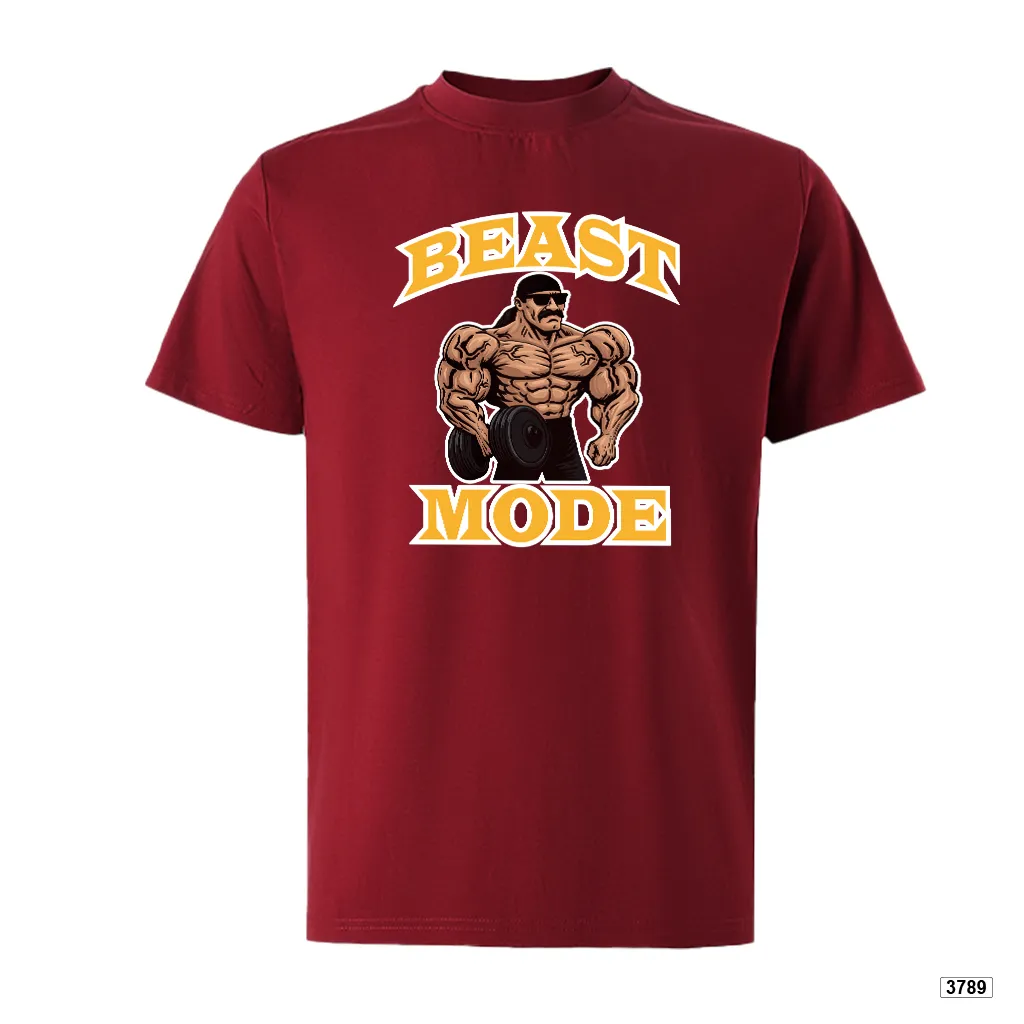 Áo thun unisex Beast Mode classic sporty form rộng cá tính TeePrint 3789_thumbnail_14