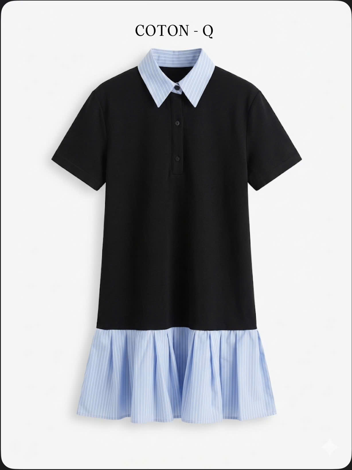 Đầm suông có cổ ( XANH ĐEN )_thumbnail_12