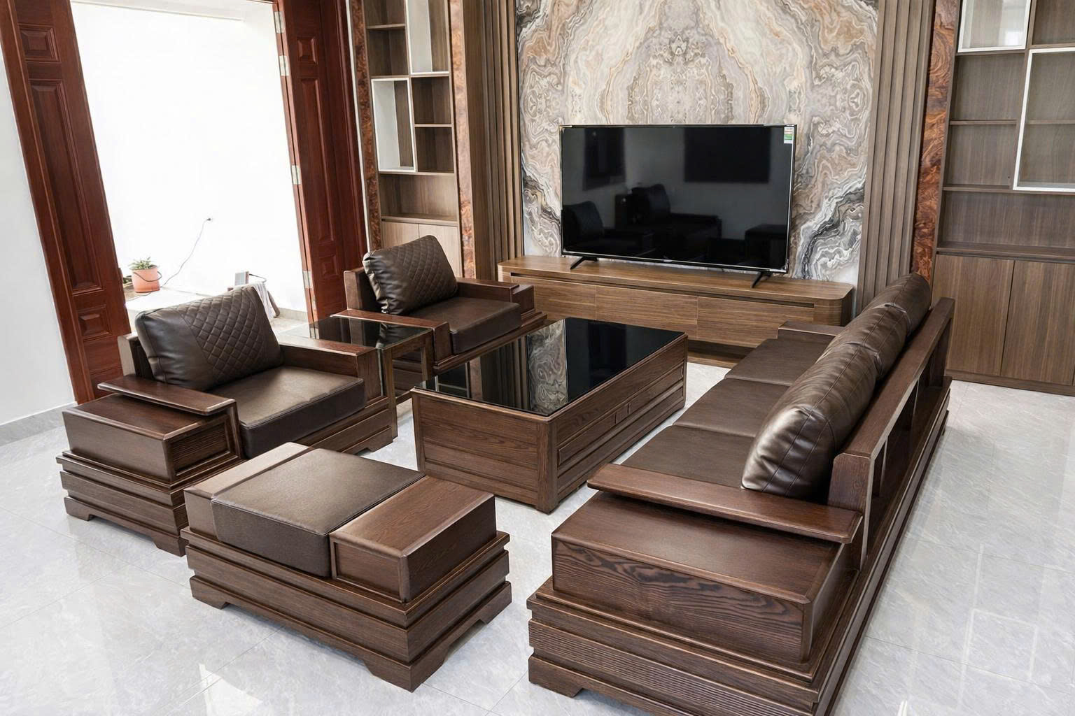 Sofa đối chân pháo