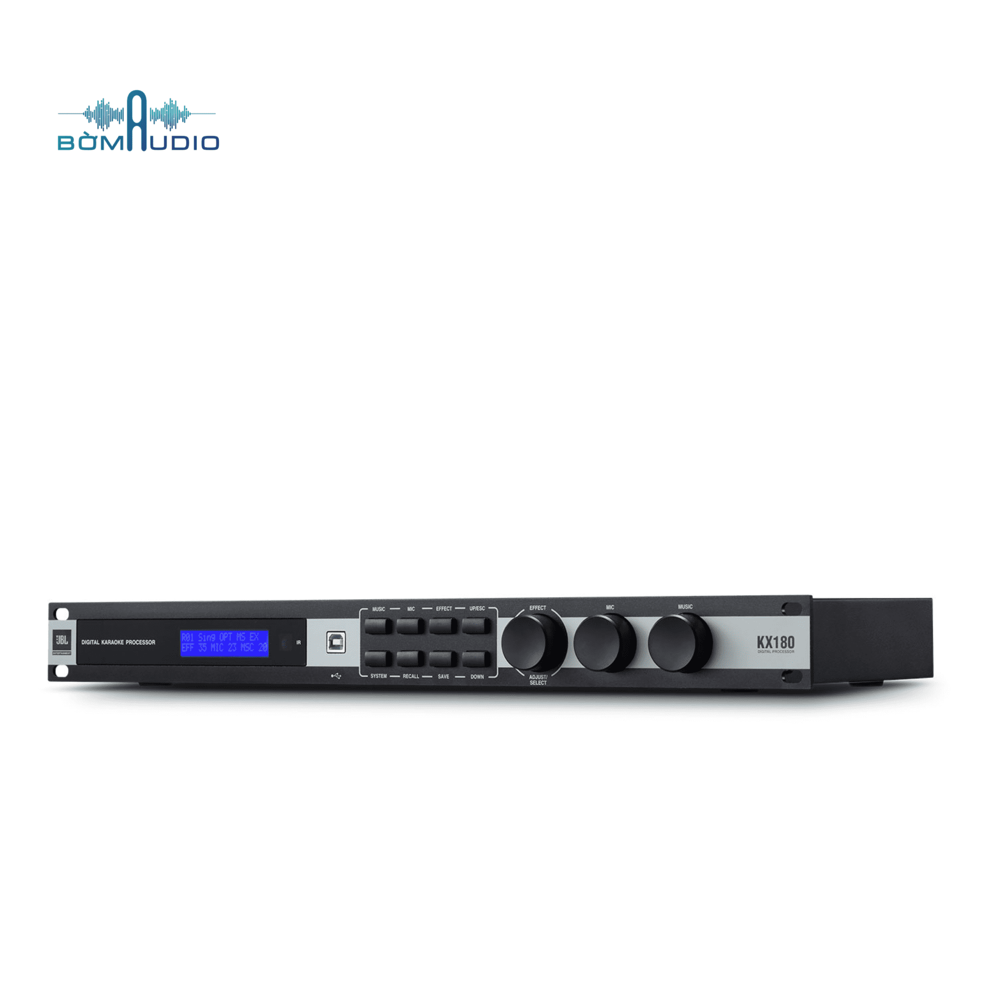 COMBO KARAOKE: Loa JBL RM210 + Vang số JBL KX180 + Mic Không Dây_thumbnail_3