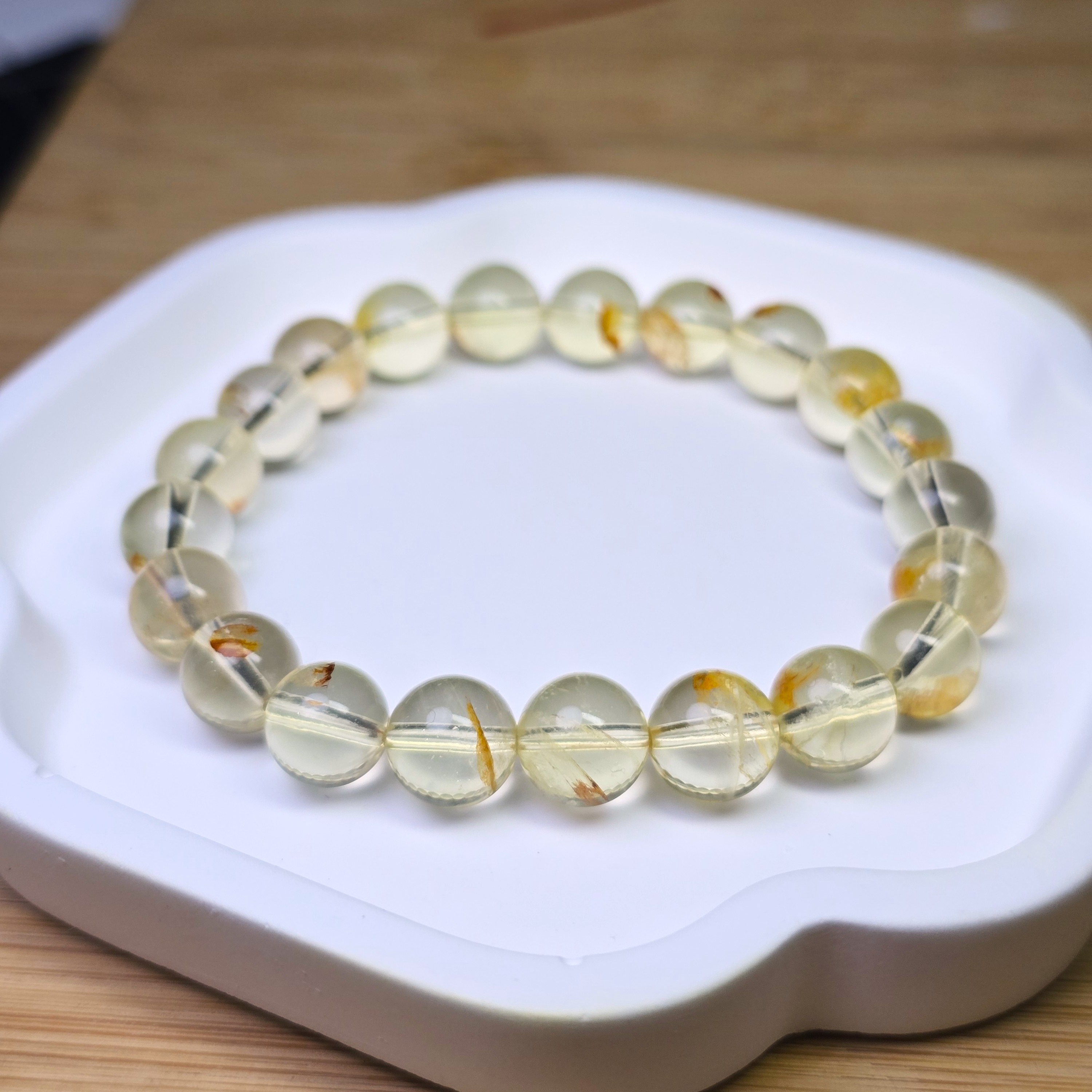 Vòng Đá Thạch Anh Vàng Citrine Golden Healer Tự Nhiên