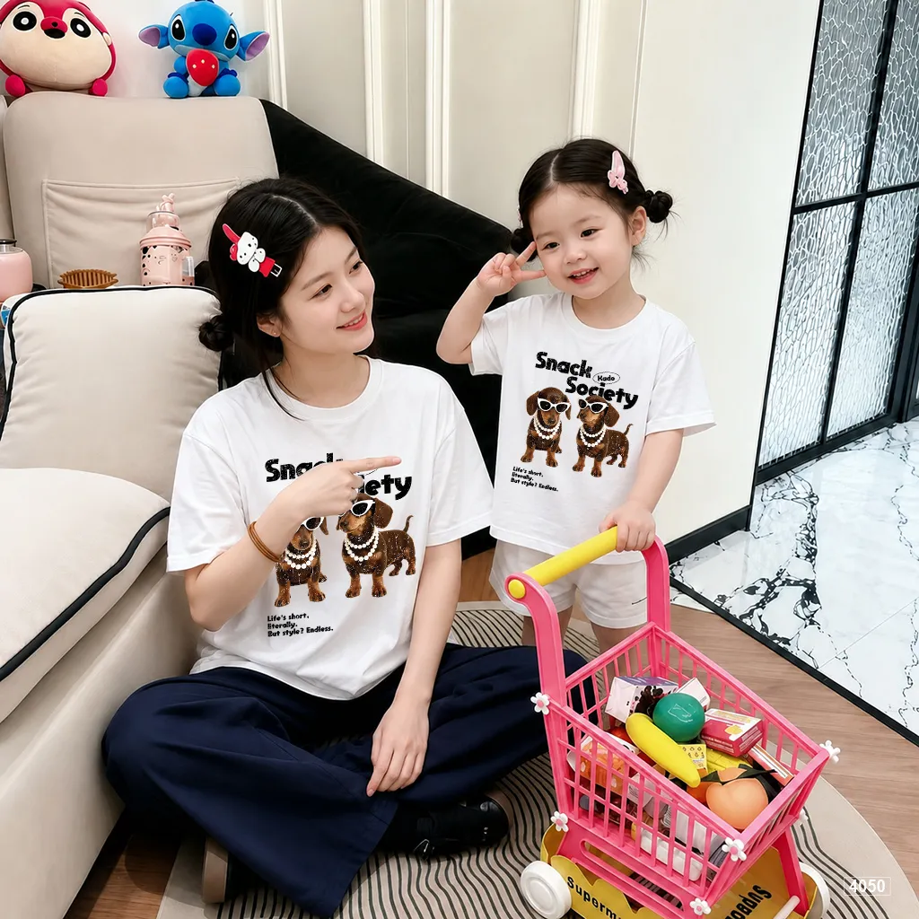 Áo thun gia đình hoạt hình cún cực cool Kado 4050_thumbnail_2