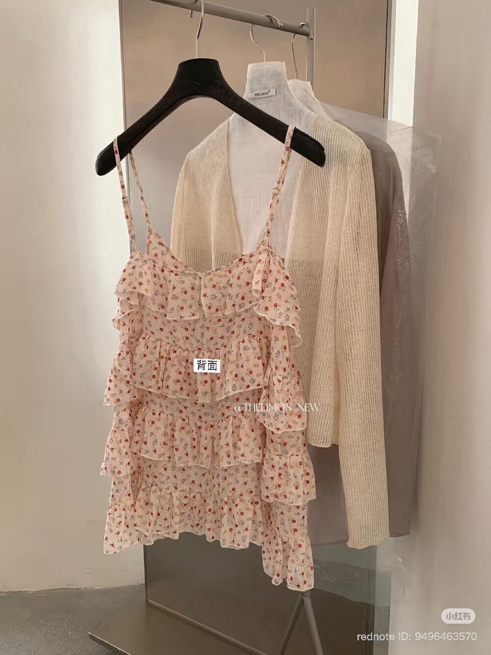 Lucas - Áo sơ mi 2 dây hoa nhí THE LIMON dáng lửng cổ tim bèo tầng_thumbnail_1