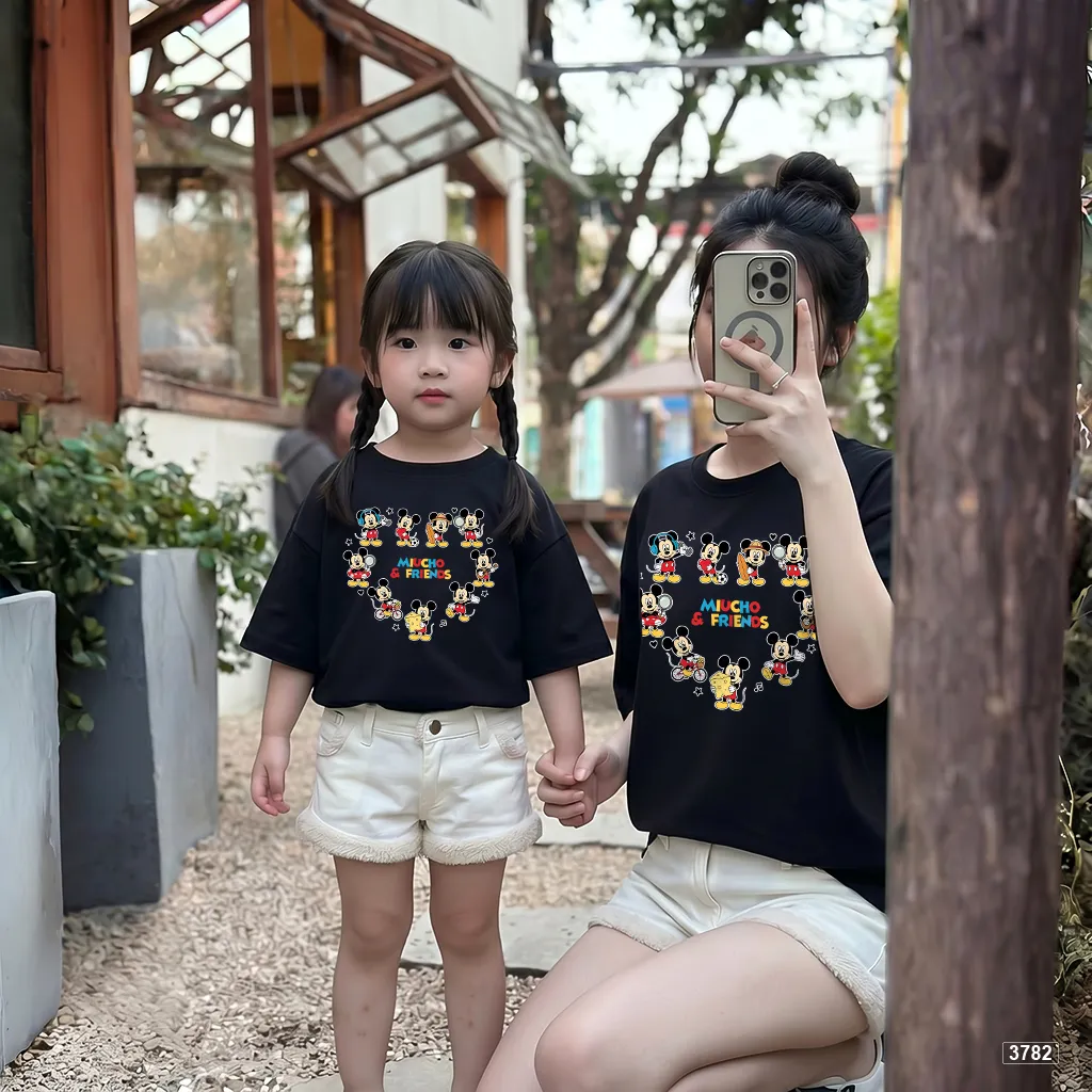 Áo thun gia đình mẹ và bé Mickey Friends đáng yêu Kado 3782_thumbnail_5