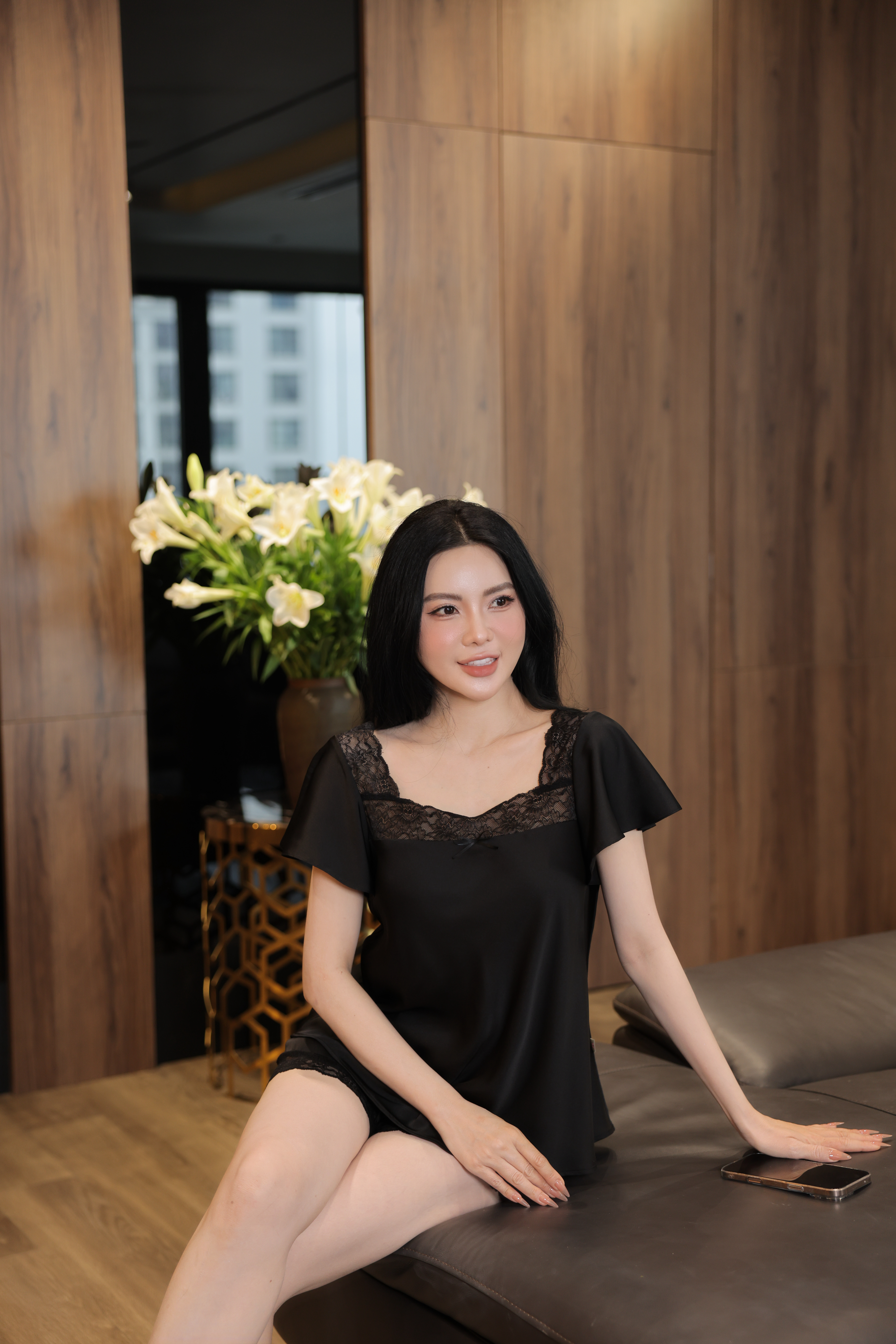 Bộ Lụa Áo Cộc Quần Cộc BN683_thumbnail_2