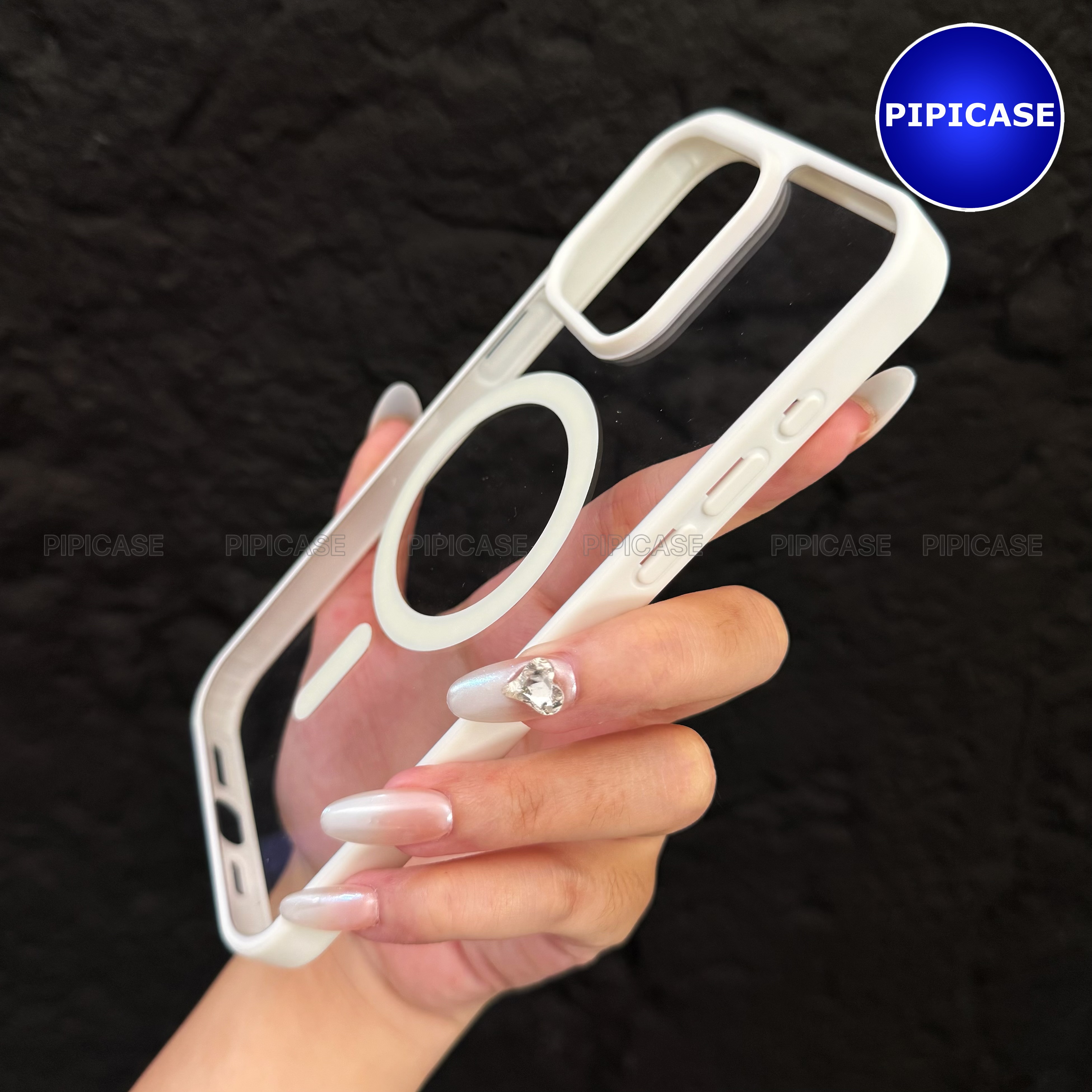 Ốp Lưng iPhone 15 Pro Max - Chic - Trắng_thumbnail_2