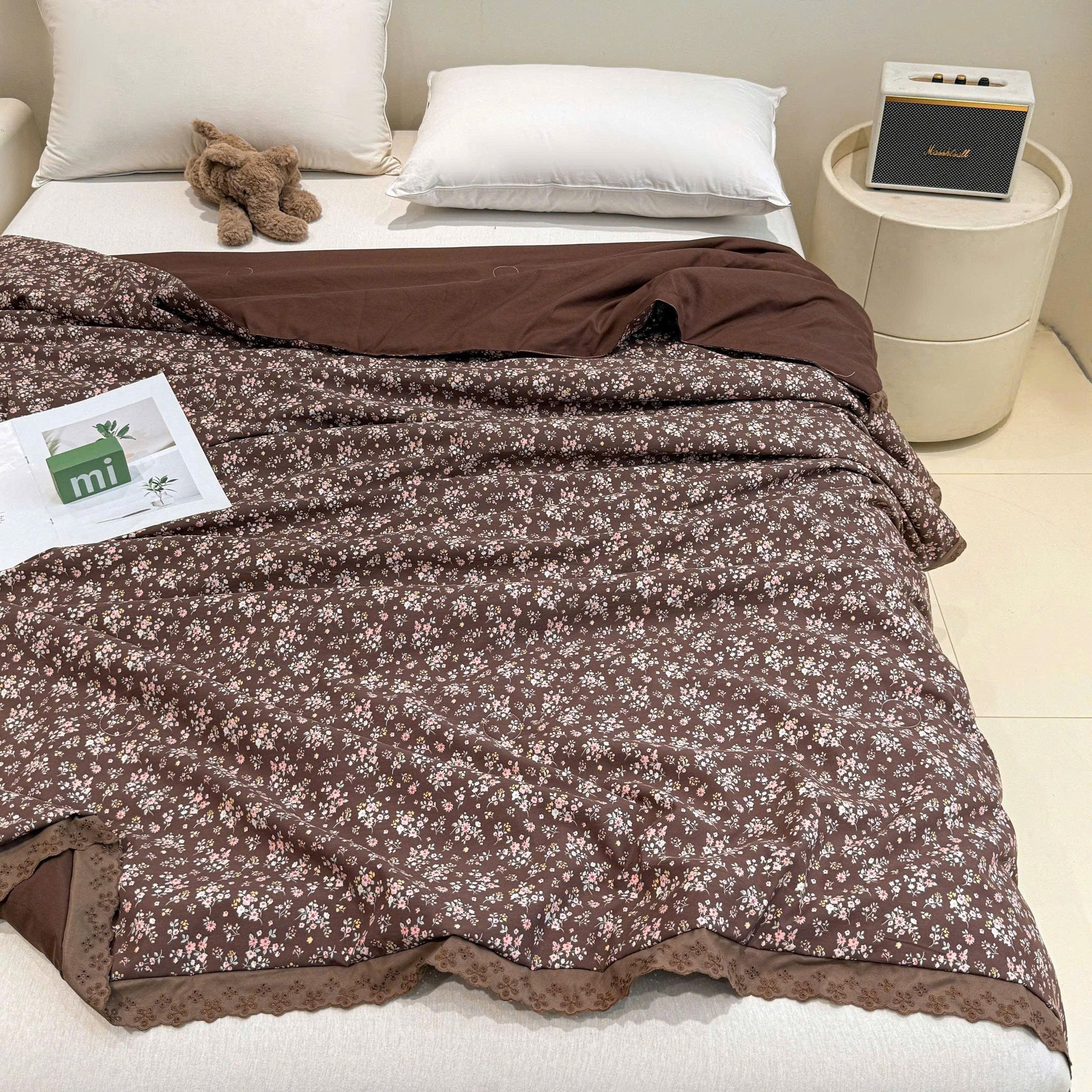 E471 CHĂN HÈ IN HOA VIỀN REN YOBOO ( 2m*2.3m )_thumbnail_9