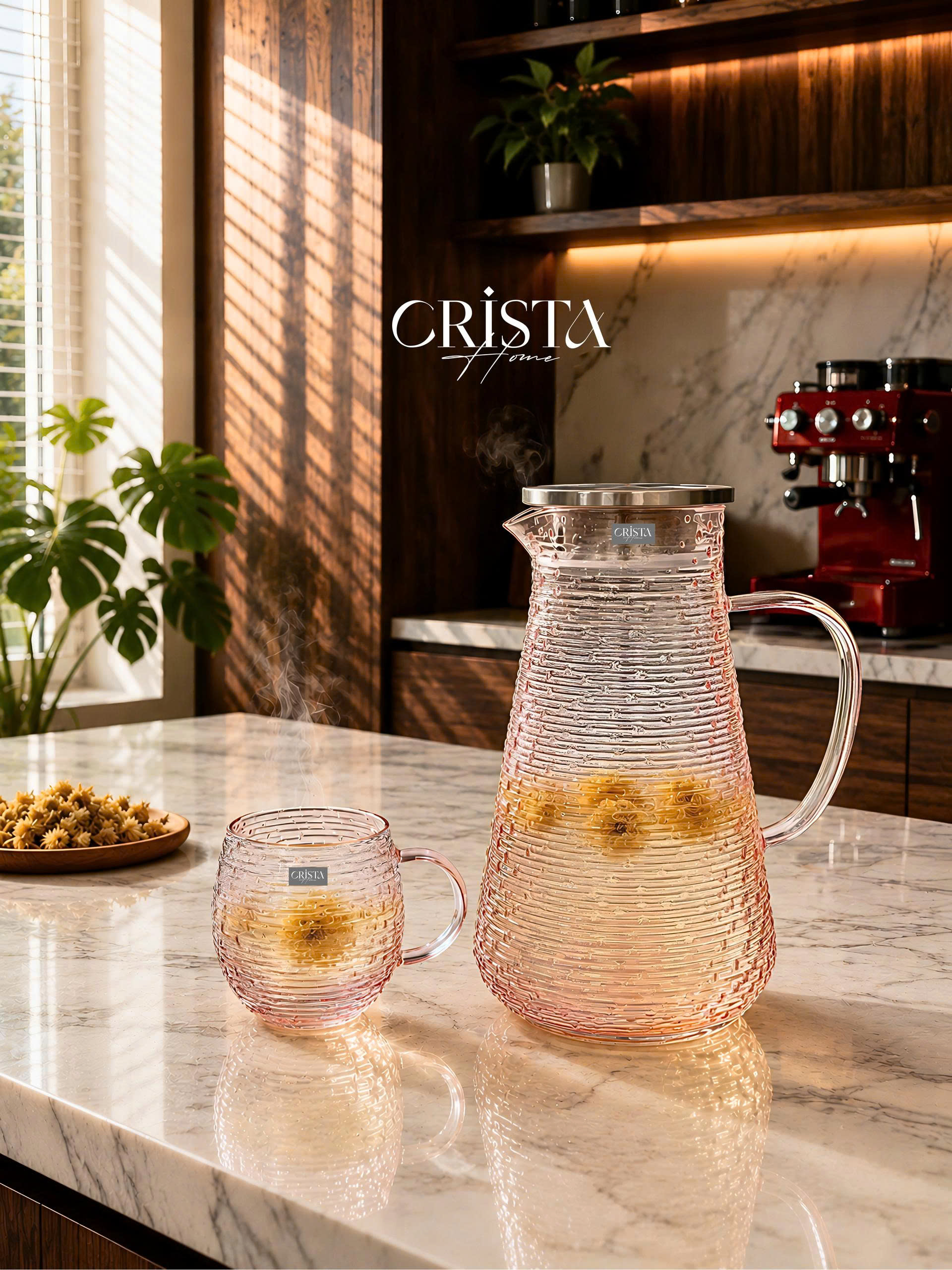 Bình thủy tinh họa tiết vân ngang 2L CRISTA HOME_thumbnail_3