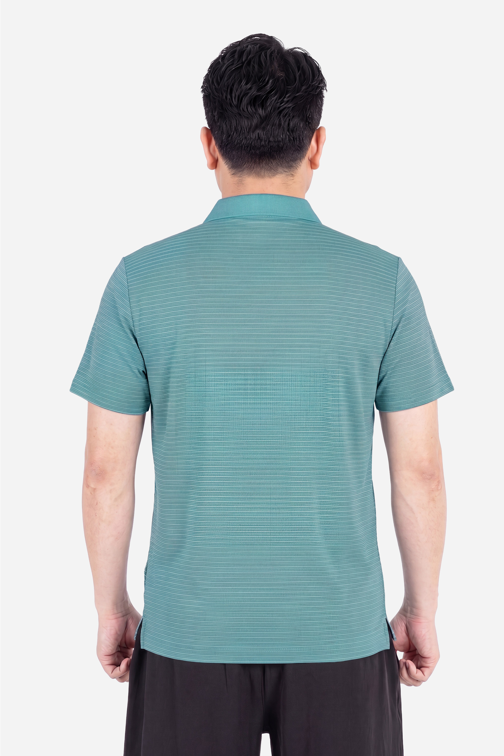 Áo Polo Cotton Túi Ngực Nam Trung Niên Phom Suông Xẻ Tà Màu Đen_thumbnail_34