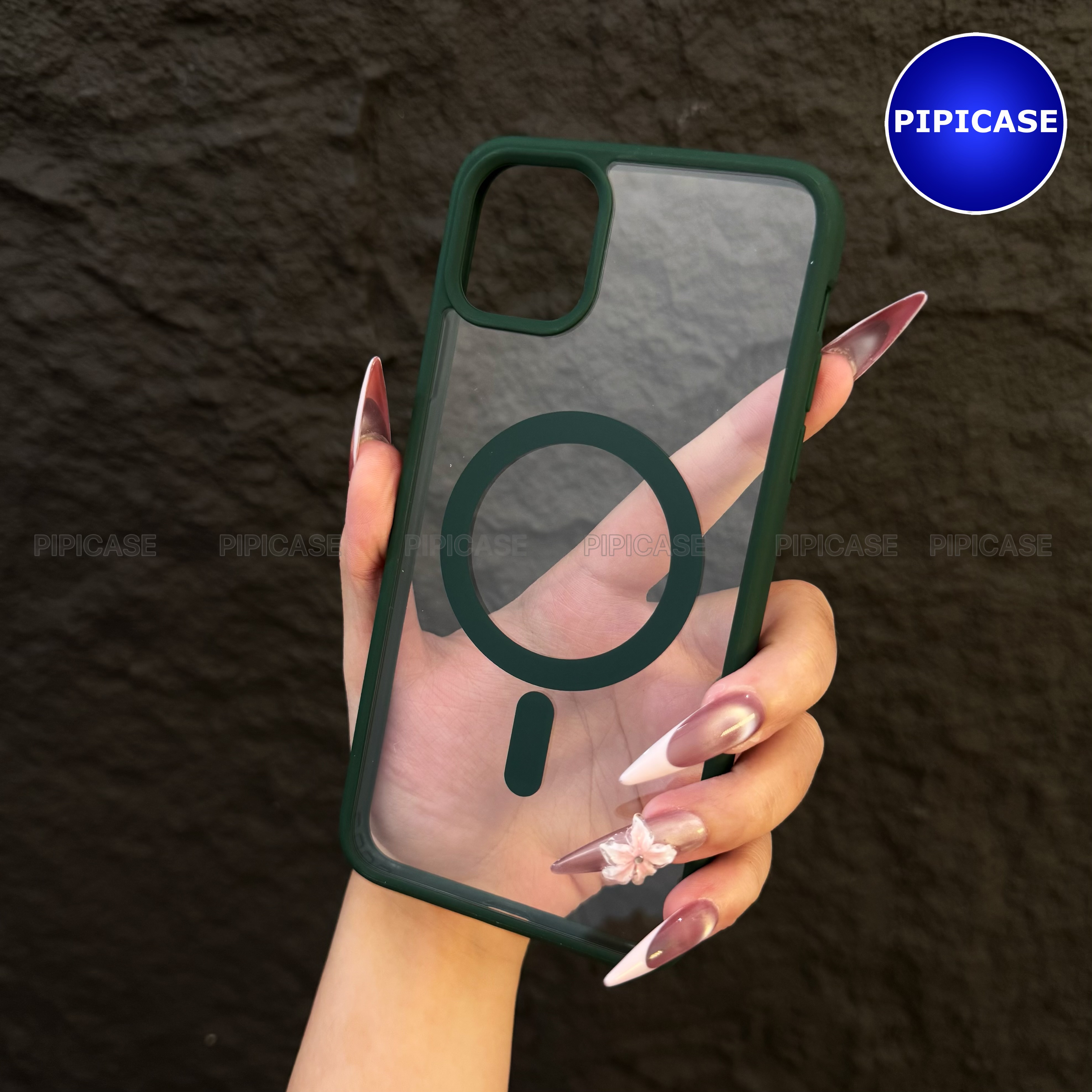 Ốp Lưng iPhone 11 Pro Max - Chic - Xanh Lá