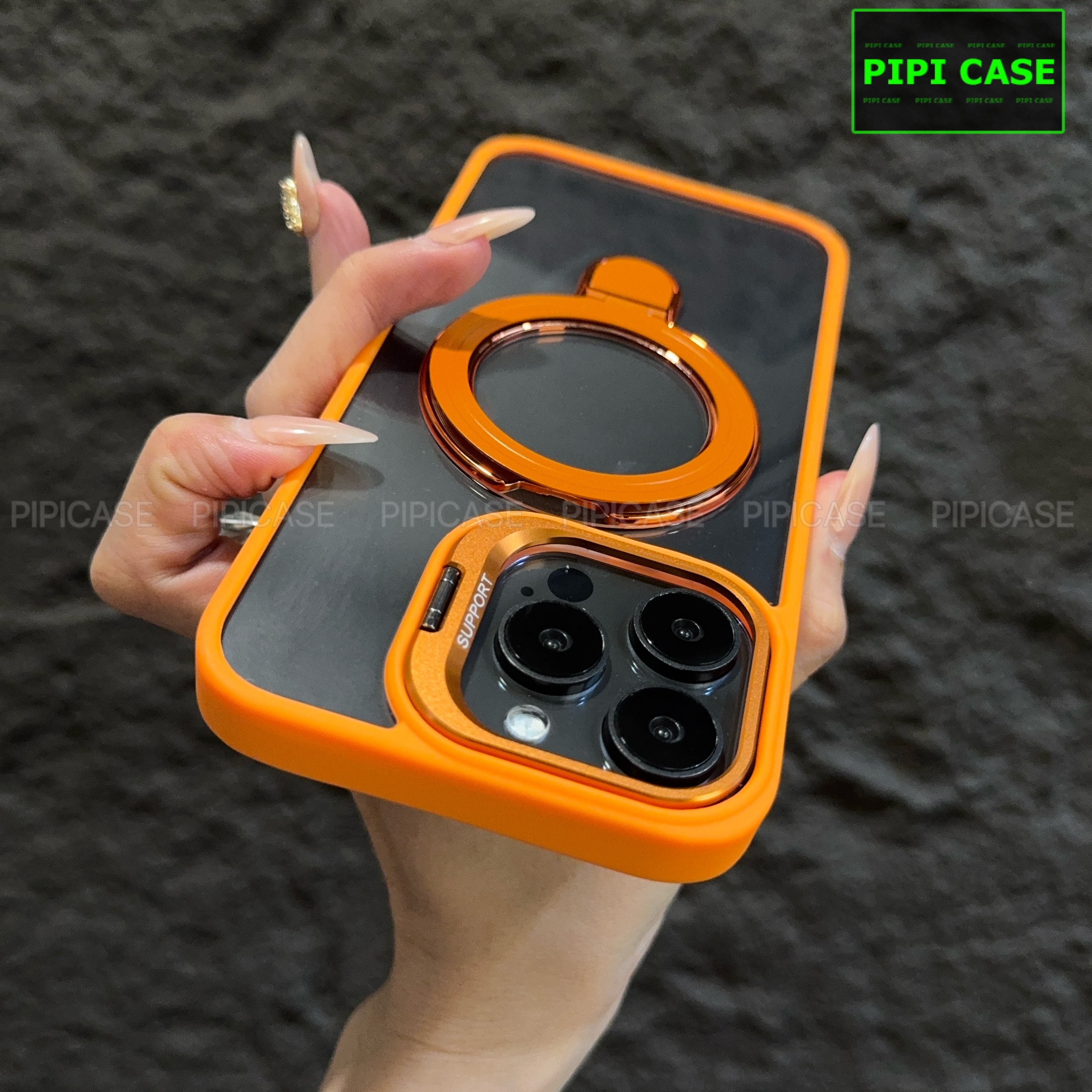 Ốp Lưng iPhone 12 Pro Max - Super Gone - Cam_thumbnail_12