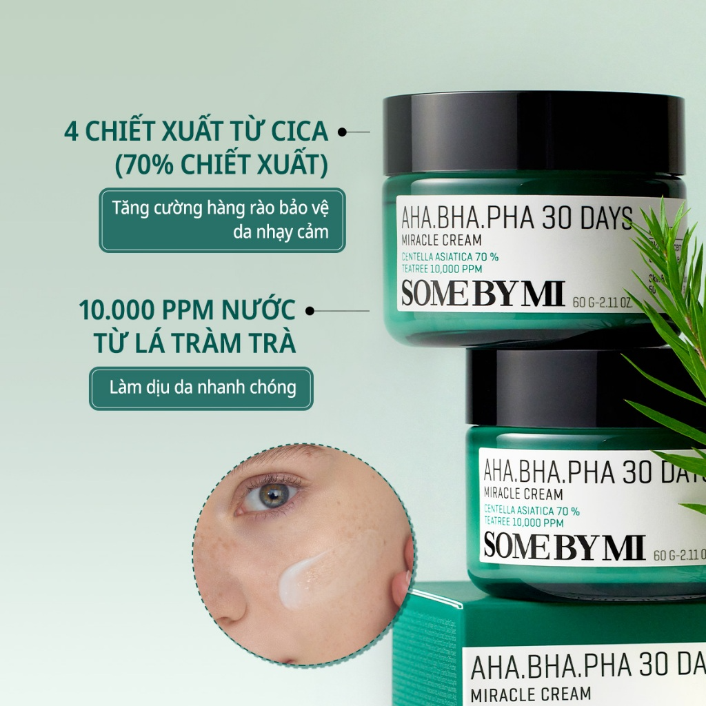 [SOME BY MI] Kem dưỡng cho da dầu mụn Some By Mi AHA-BHA-PHA 30 Days Miracle 60g