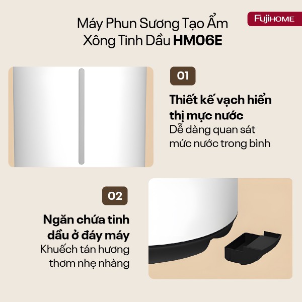 Máy Phun Sương Tạo Ẩm Xông Tinh Dầu Fujihome HM06E_thumbnail_5