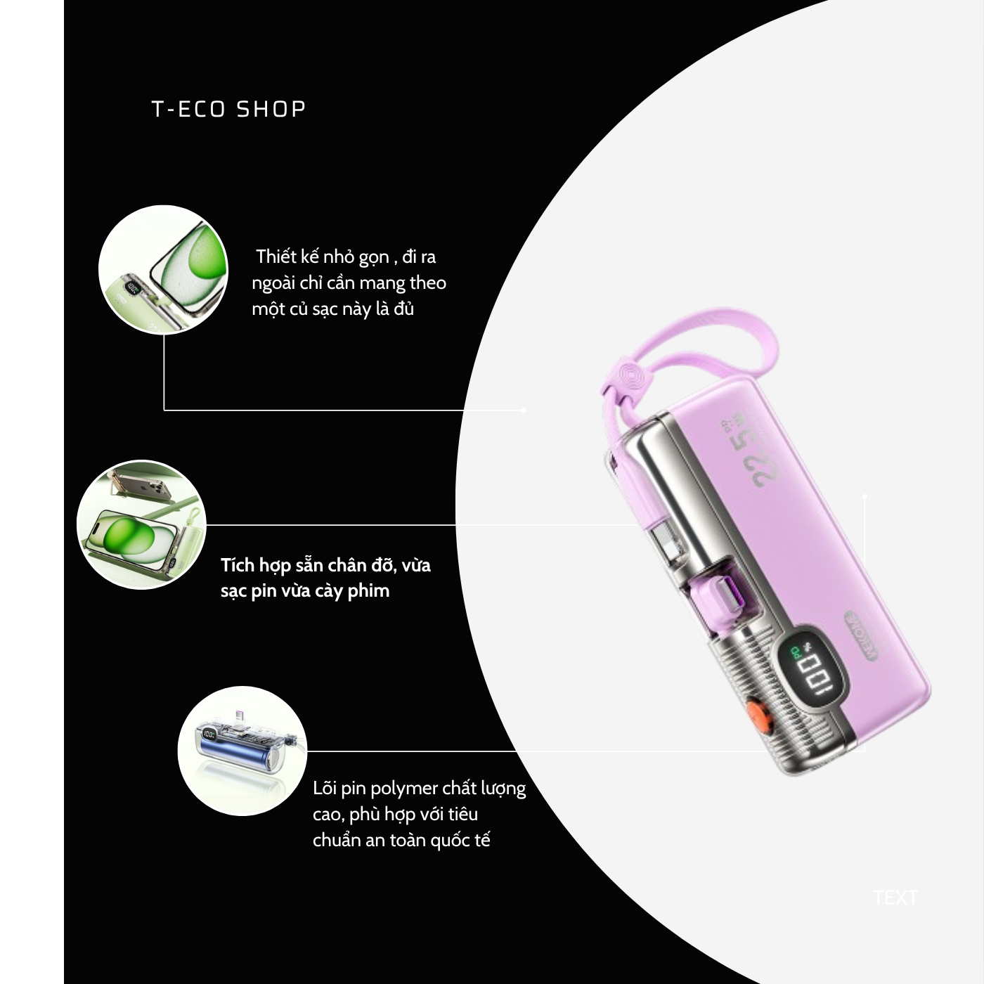 SẠC DỰ PHÒNG MINI CHÍNH HÃNG WEKOME DUNG LƯỢNG 5.000MAH_thumbnail_5