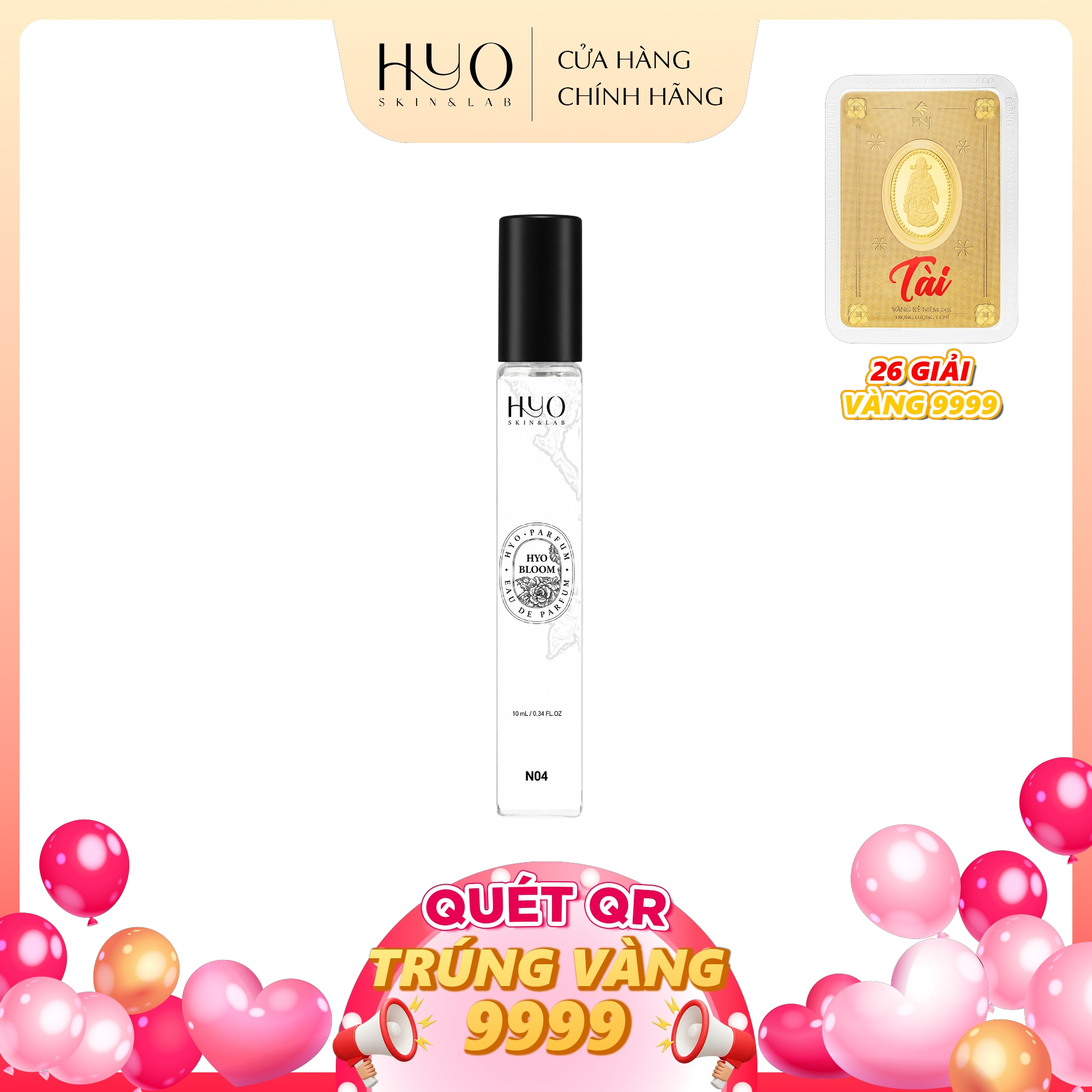 [N04] Nước hoa Hyo Bloom 10ml - HYO SKIN & LAB