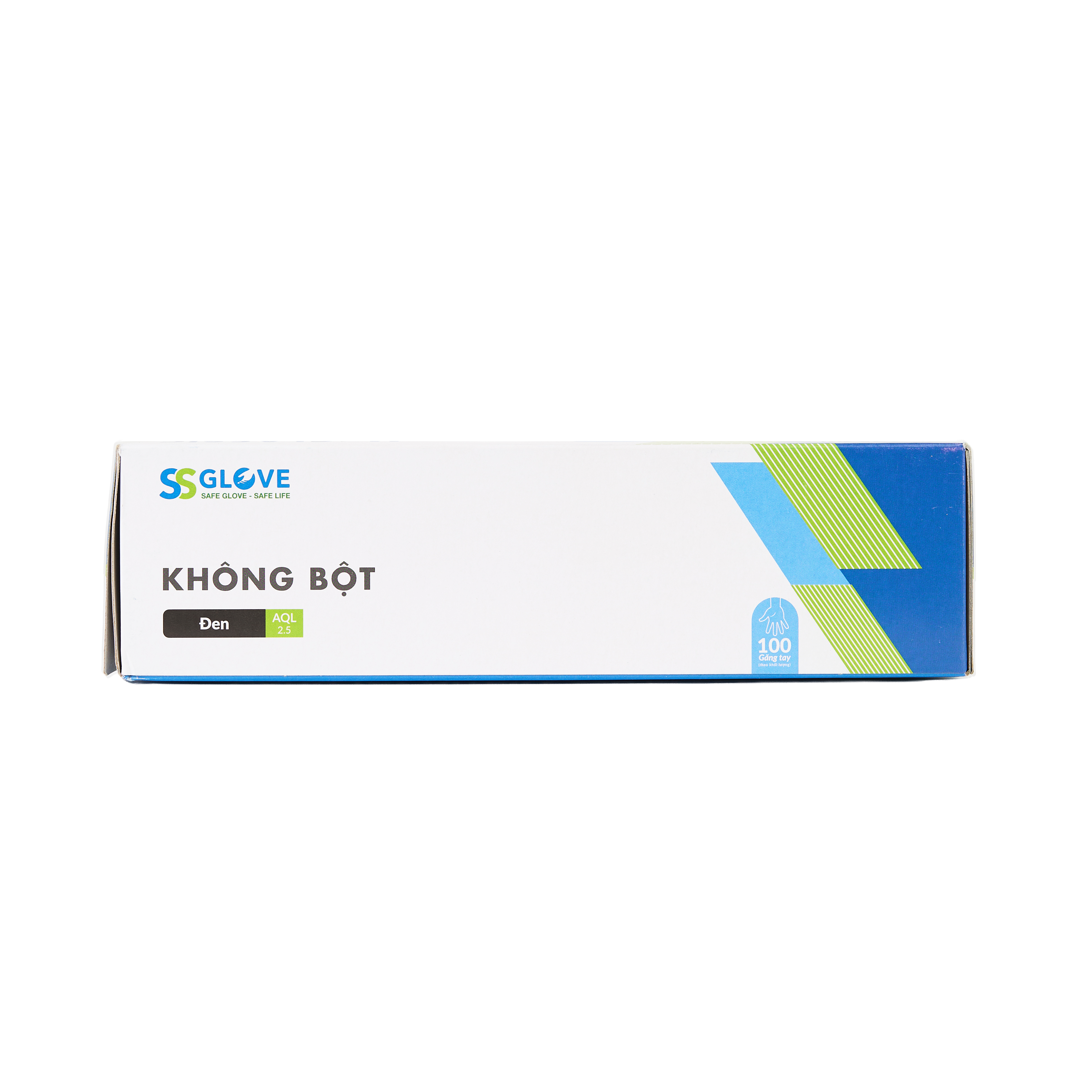 Găng tay cao su Nitrile SS màu đen không bột (Hộp 100 cái)_thumbnail_3