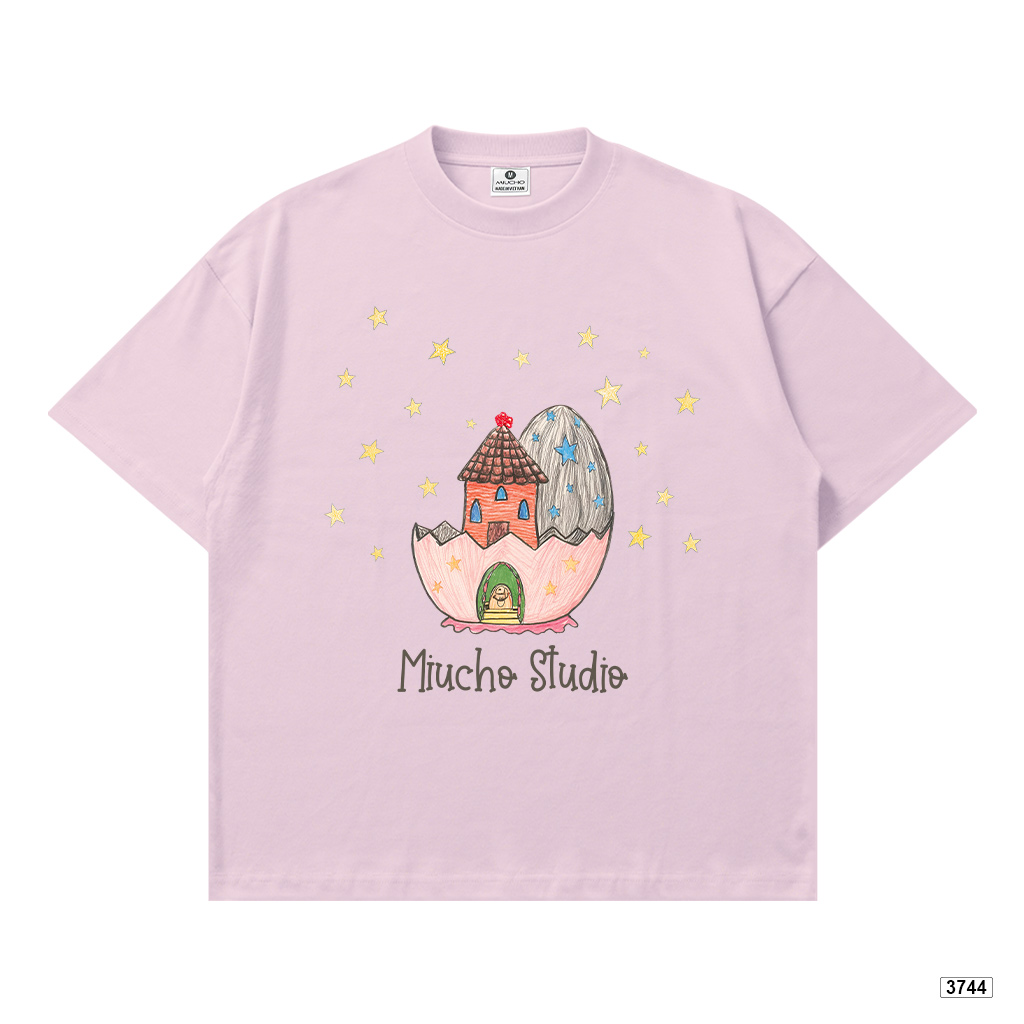 Áo thun nữ form boxy hoạt hình mùa hè Dreamee đáng yêu chất thoáng mát Miucho 3744_thumbnail_18