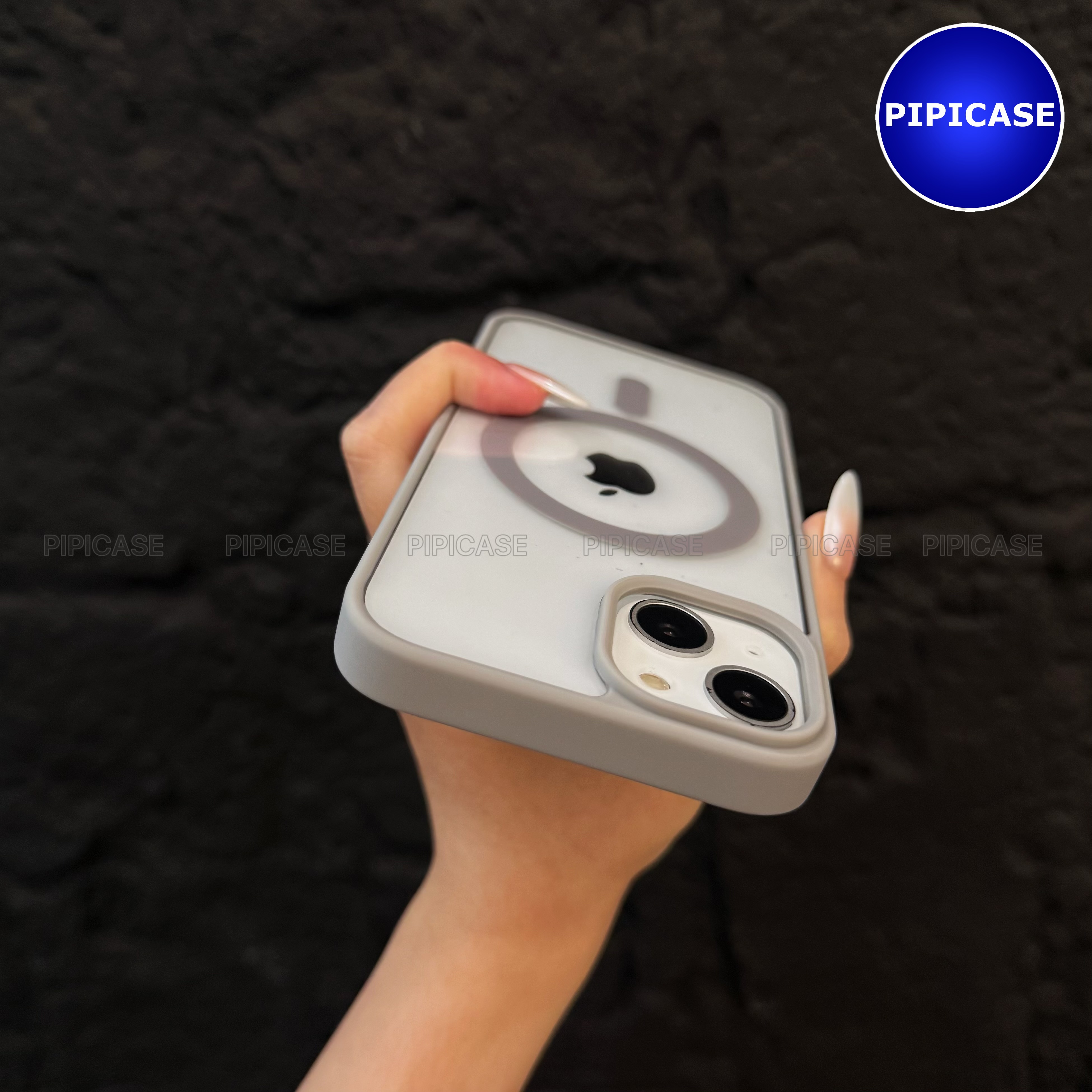 Ốp Lưng iPhone 15 - Chic - Xám_thumbnail_8