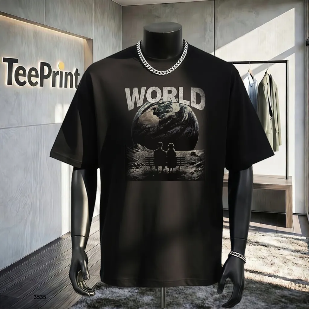 Áo thun nam oversize dày dặn đứng form TeePrint 3535